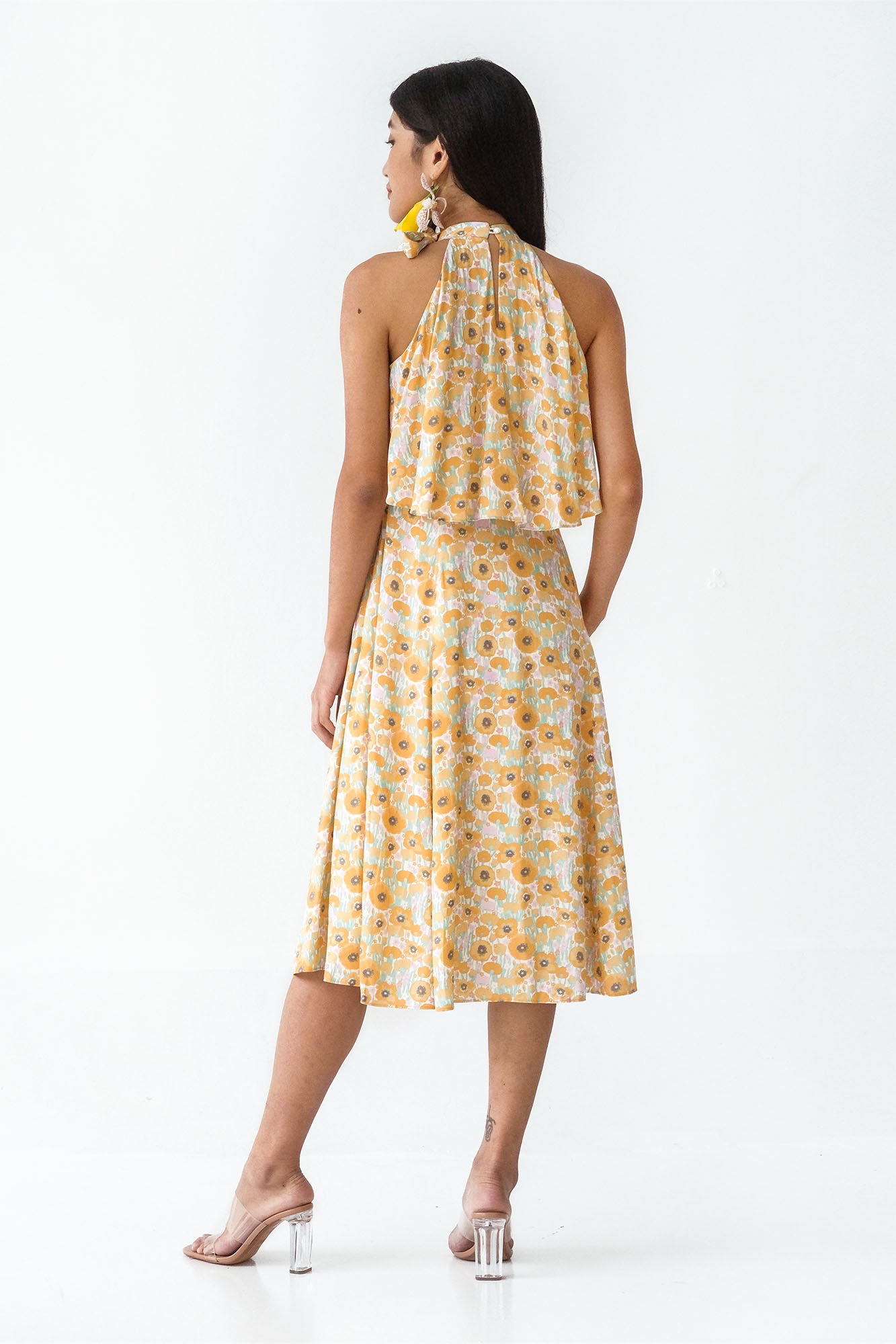 Golden Poppy Swing Cheongsam