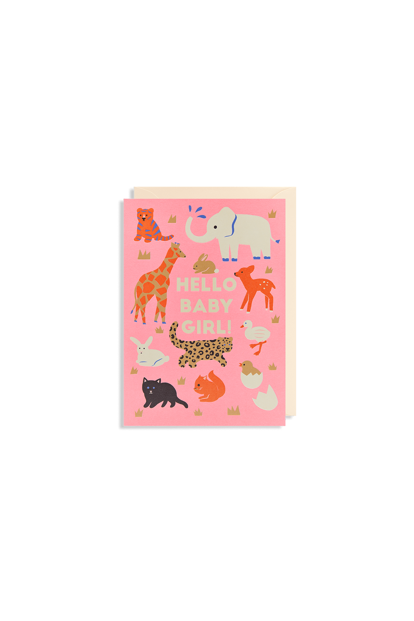 Hello Baby Girl! Greeting Card - Sea Apple