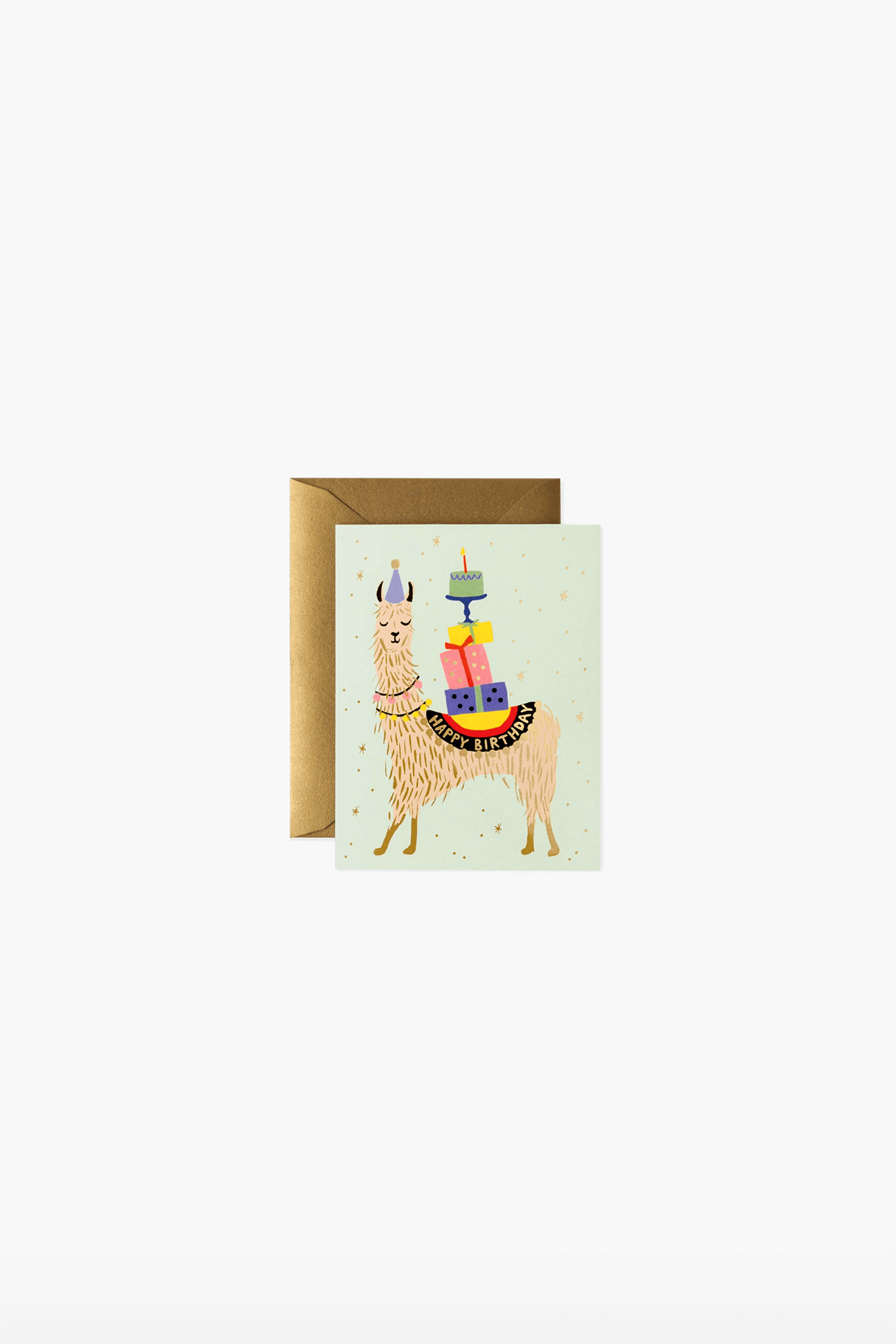 Llama Birthday Card - Sea Apple
