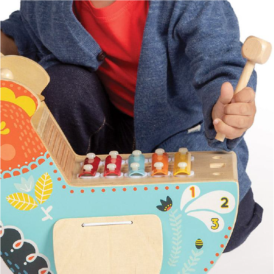 Manhattan Toy Rocking Musical Chicken - Sea Apple