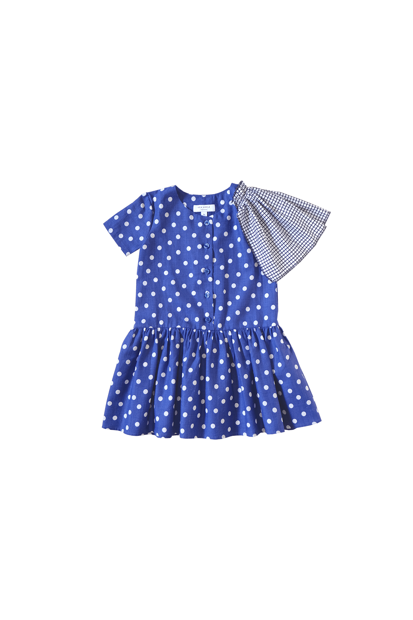 NAVY DOT MORGAN DRESS - Sea Apple