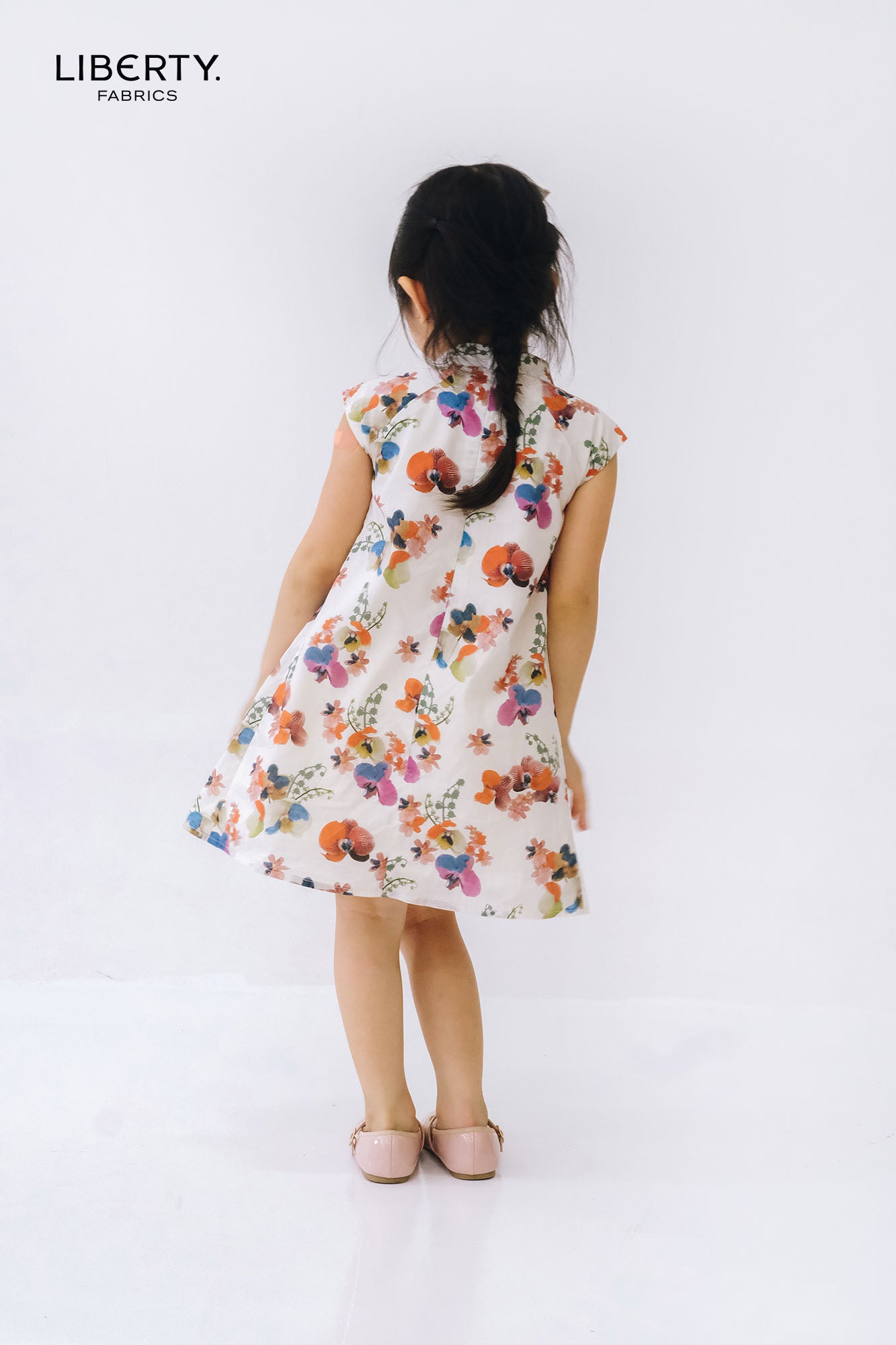 Painted Orchid Liberty Cate Cheongsam