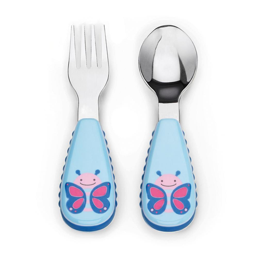Skip Hop Zootensils Fork & Spoon - Sea Apple