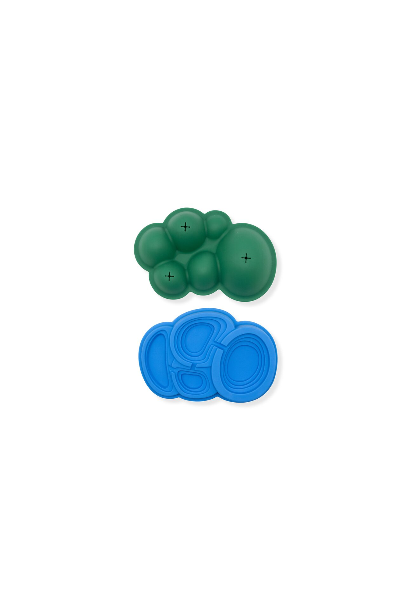 Jellystone Sensory Scene Setters Pack of 2 - Green Rainforest & Blue Ocean