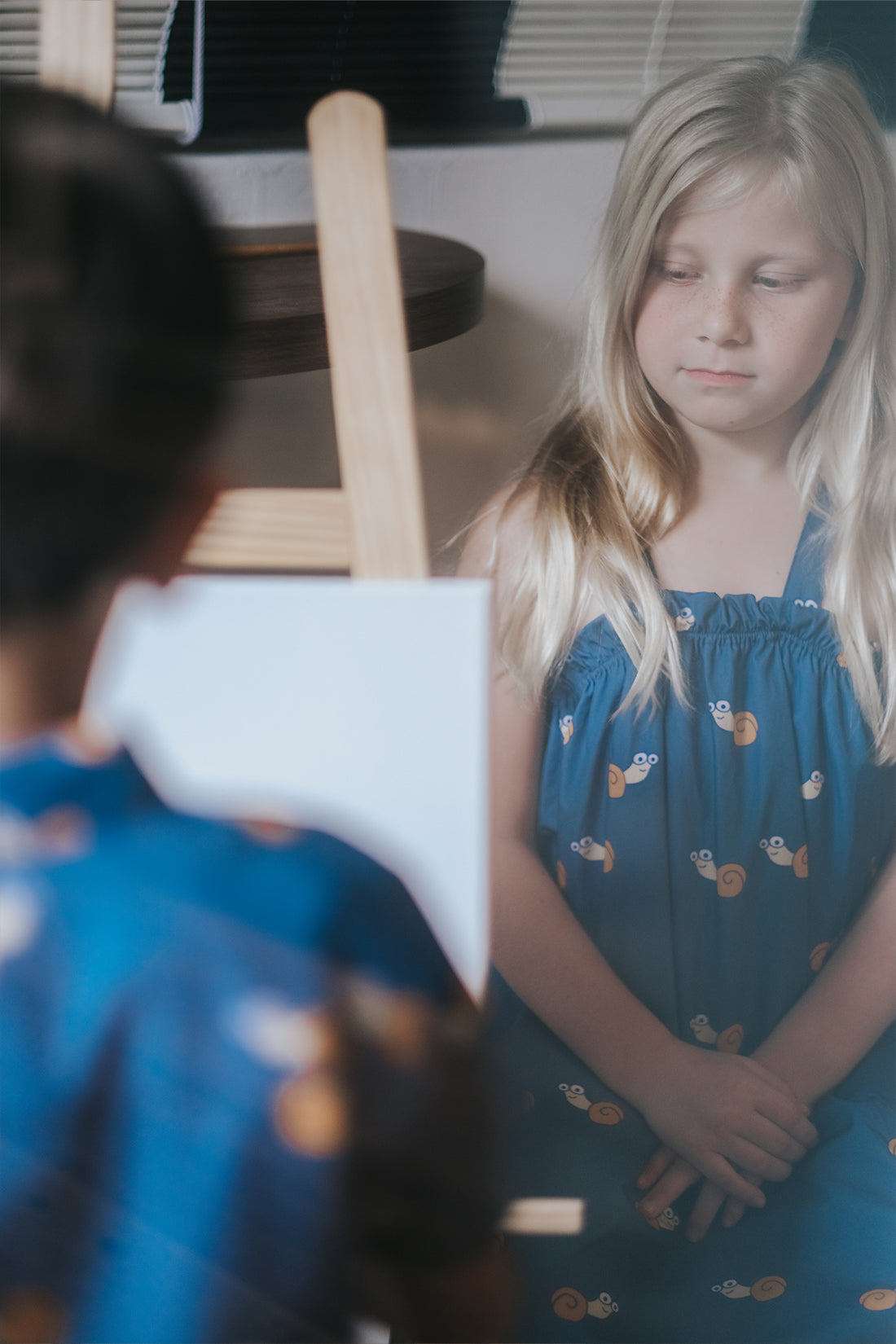 Snail Halter Ruffled Dress