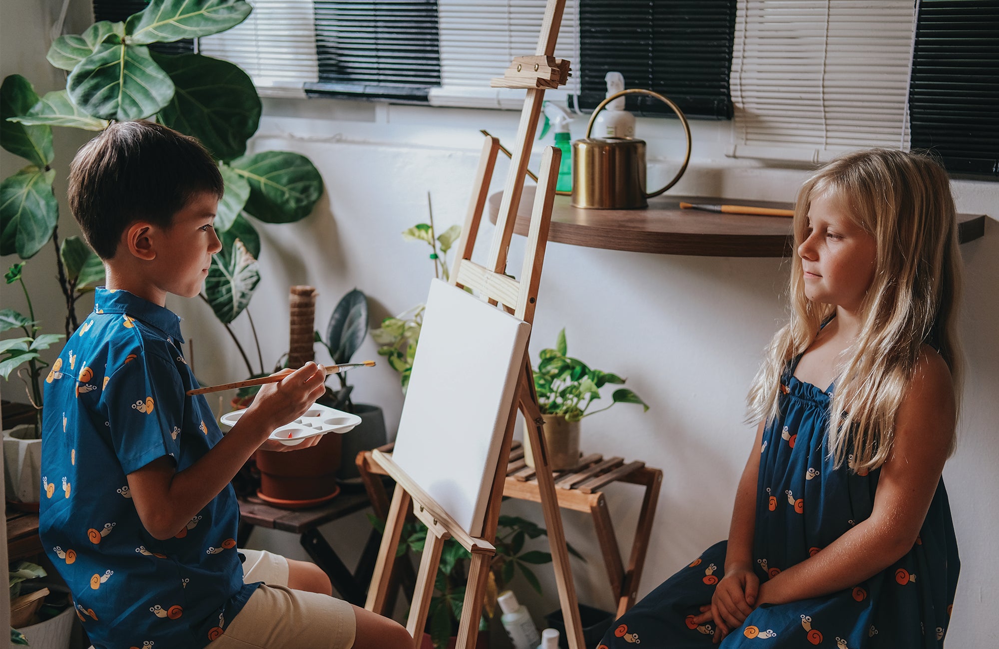 Snail Halter Ruffled Dress