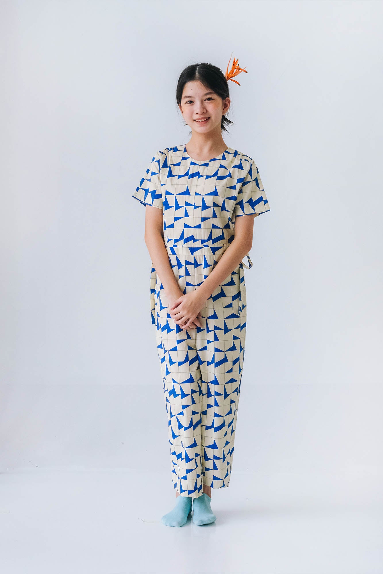 Modern Abstract Tweens Jumpsuit