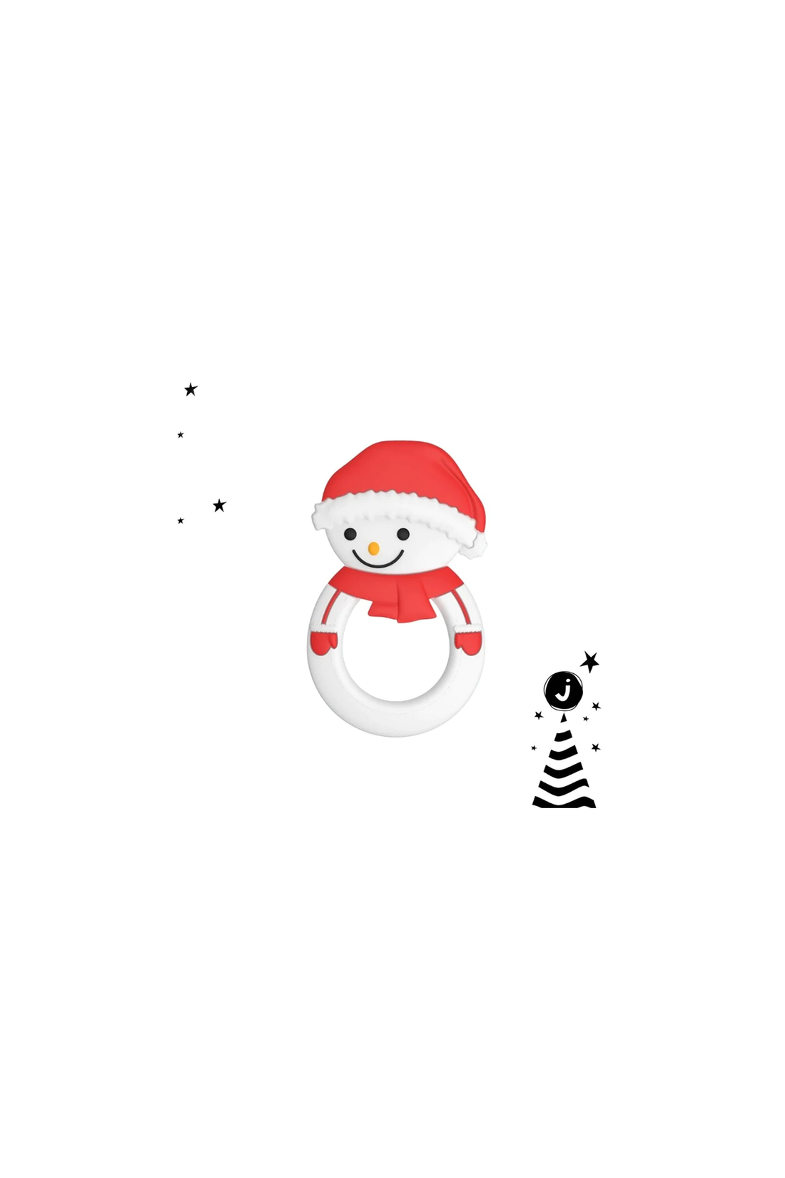 Jellystone Snowman Teether