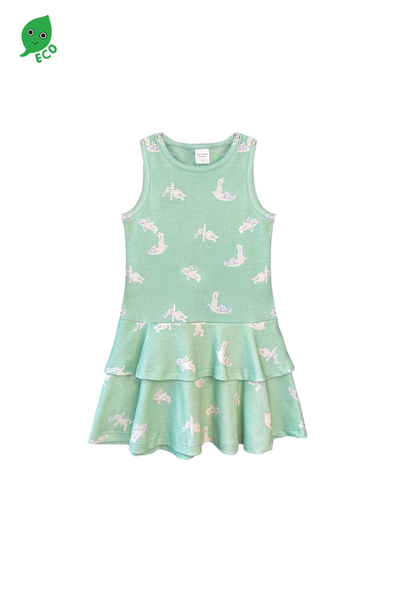 Yoga Bunny Two Tiered Sleeveless Dress