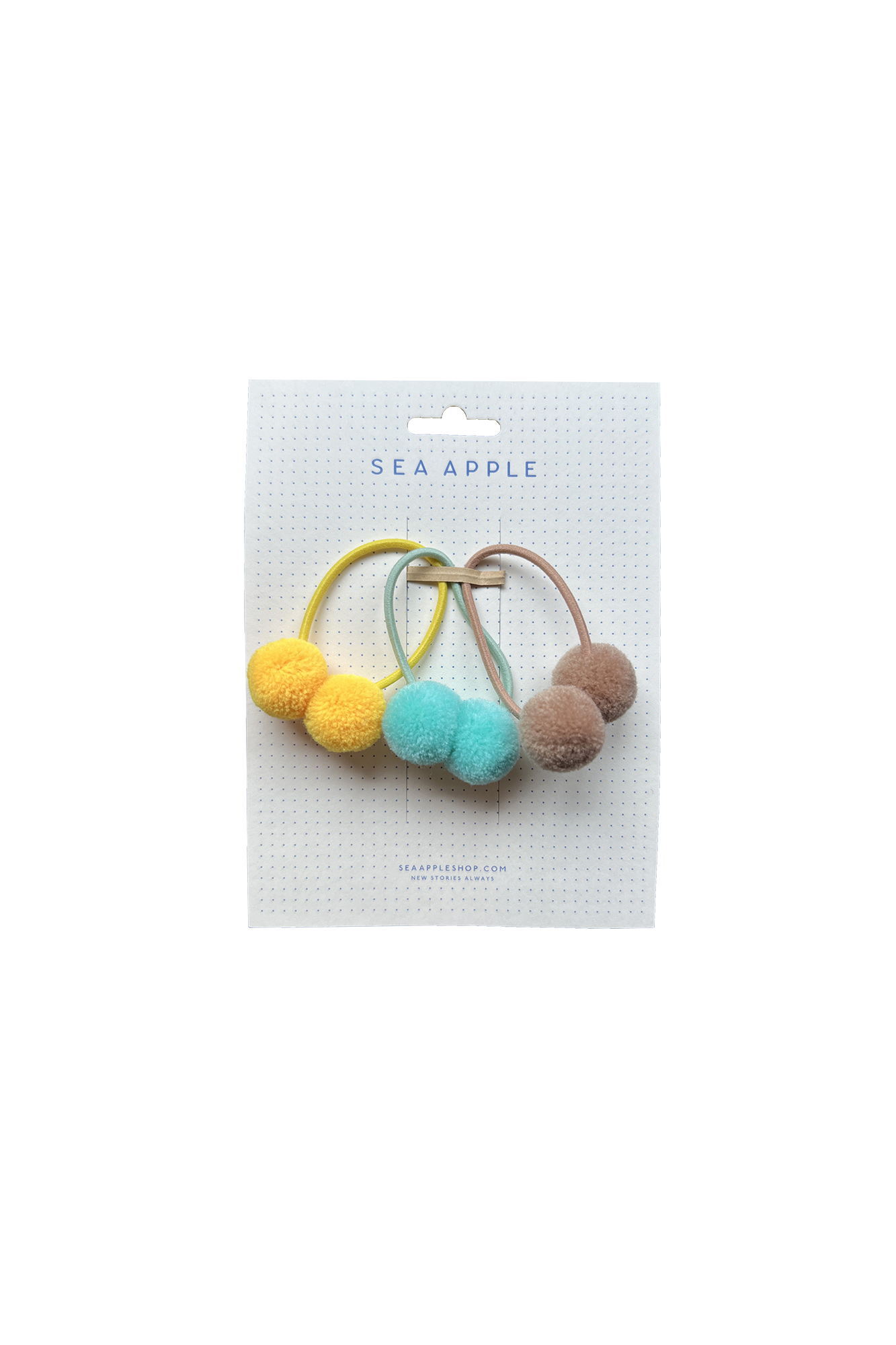 Yuzu Pompom Hair Ties