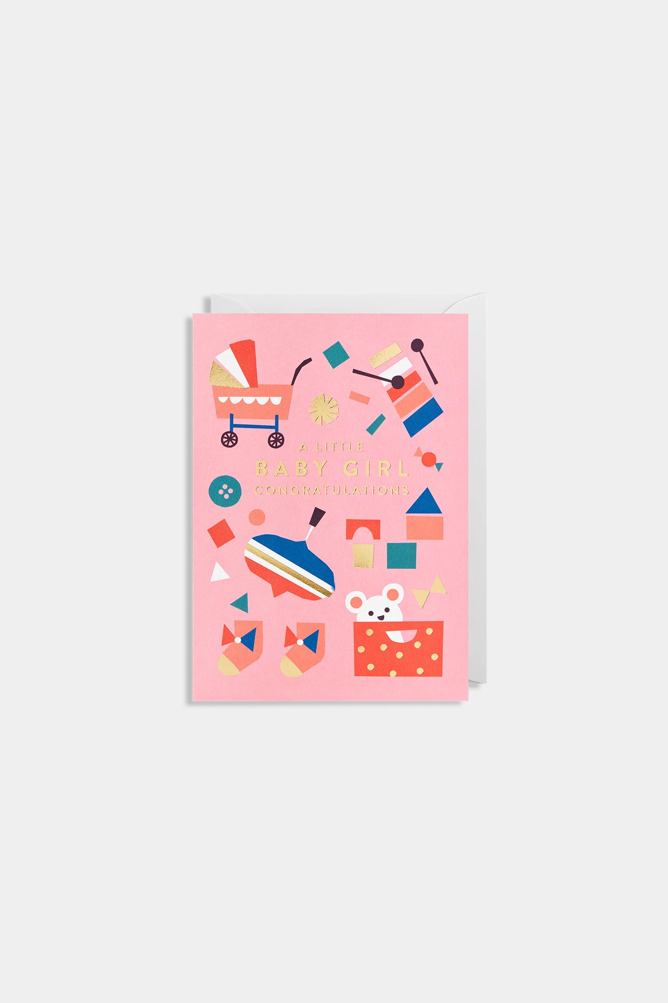 A Little Girl Congratulations Greeting Card