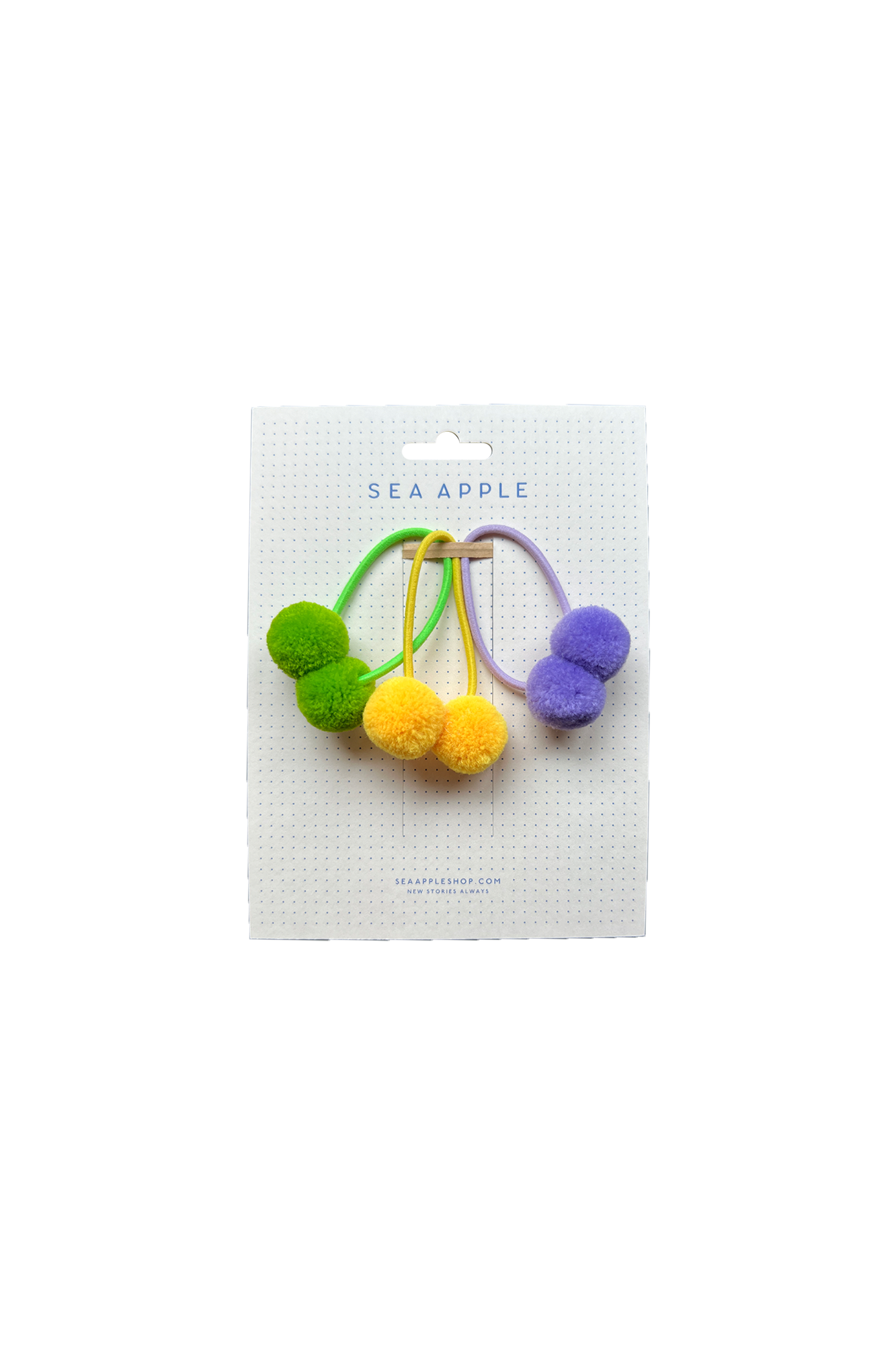 Bubblegum Pompom Hair Ties