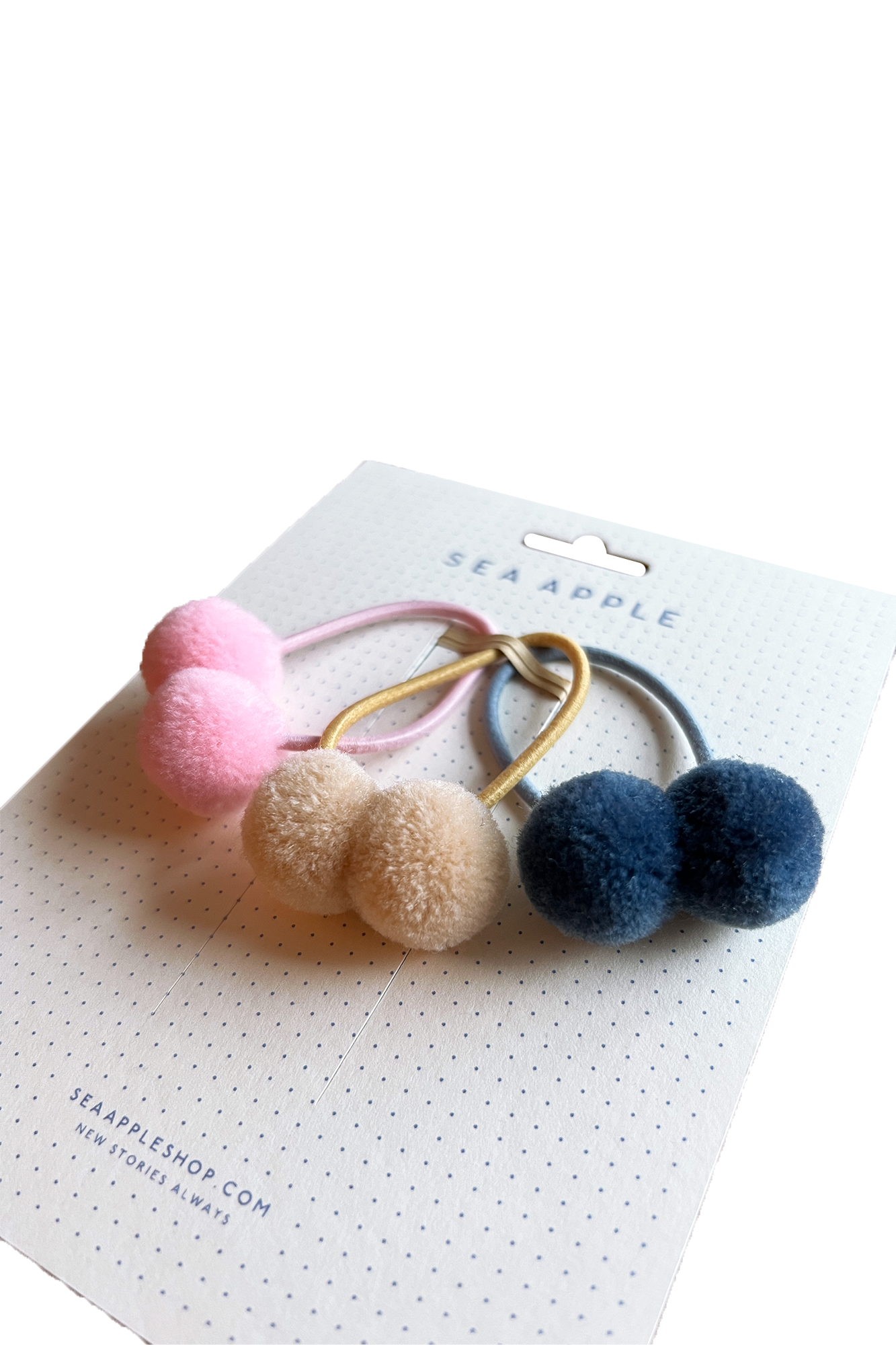 Cupcake Pompom Hair Ties
