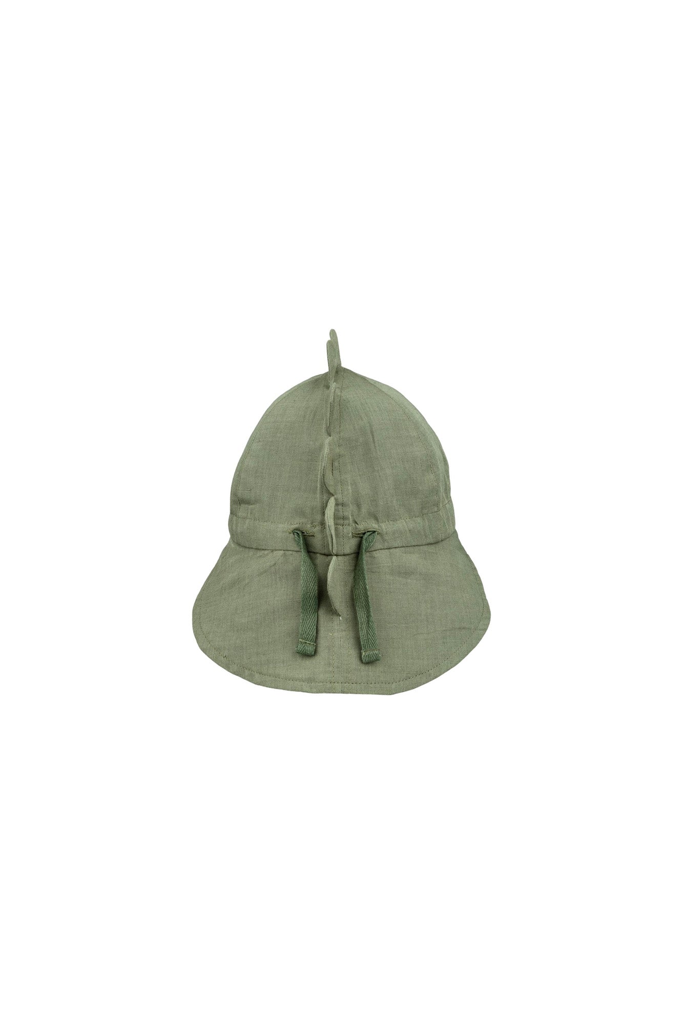 Liewood Dino Faune Green Gorm Linen Sun Hat