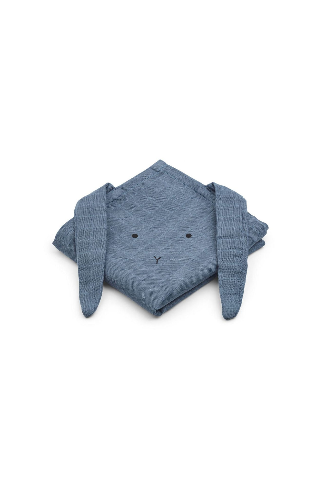 Liewood Rabbit Blue Wave Hannah Muslin Cloth 2-pack
