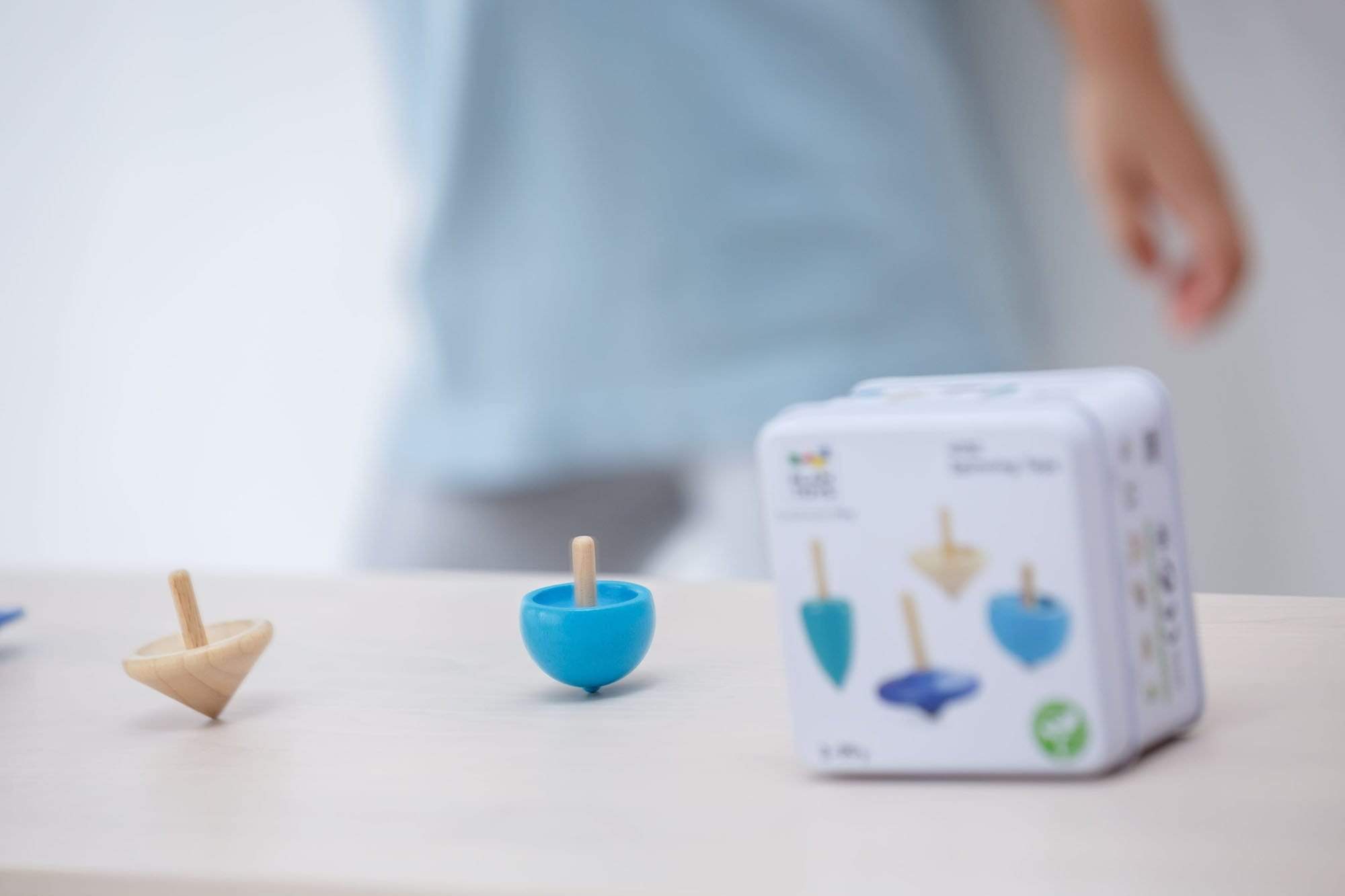 Plantoys Games MINI SPINNING TOPS