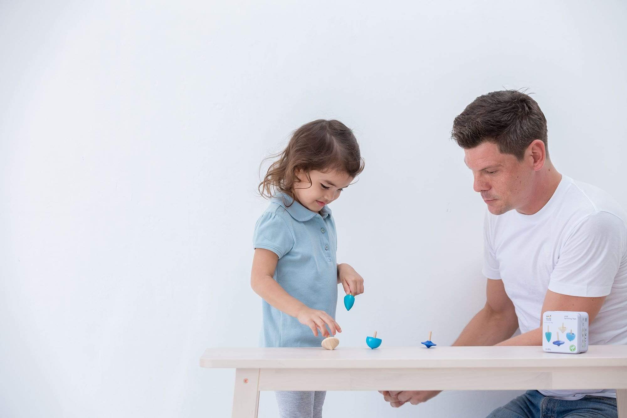 Plantoys Games MINI SPINNING TOPS