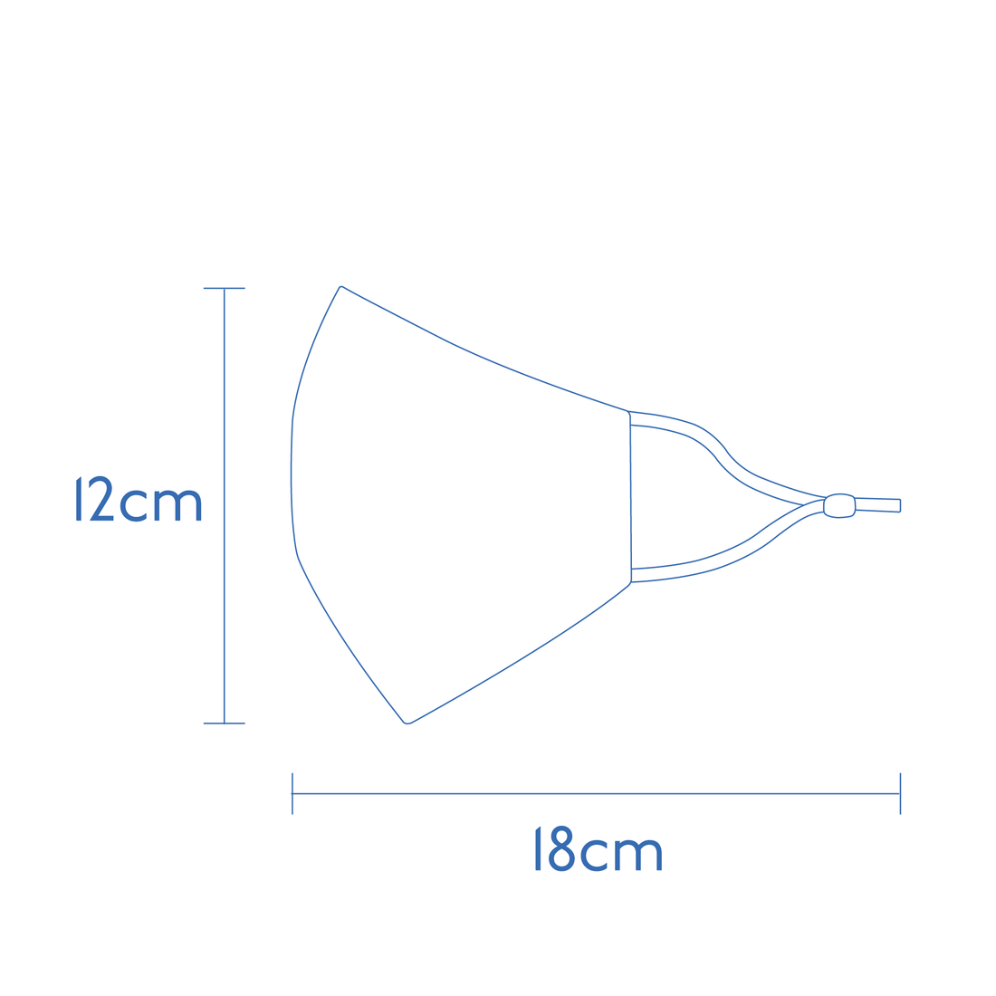 Porcelain Purple Kids Mask - Sea Apple