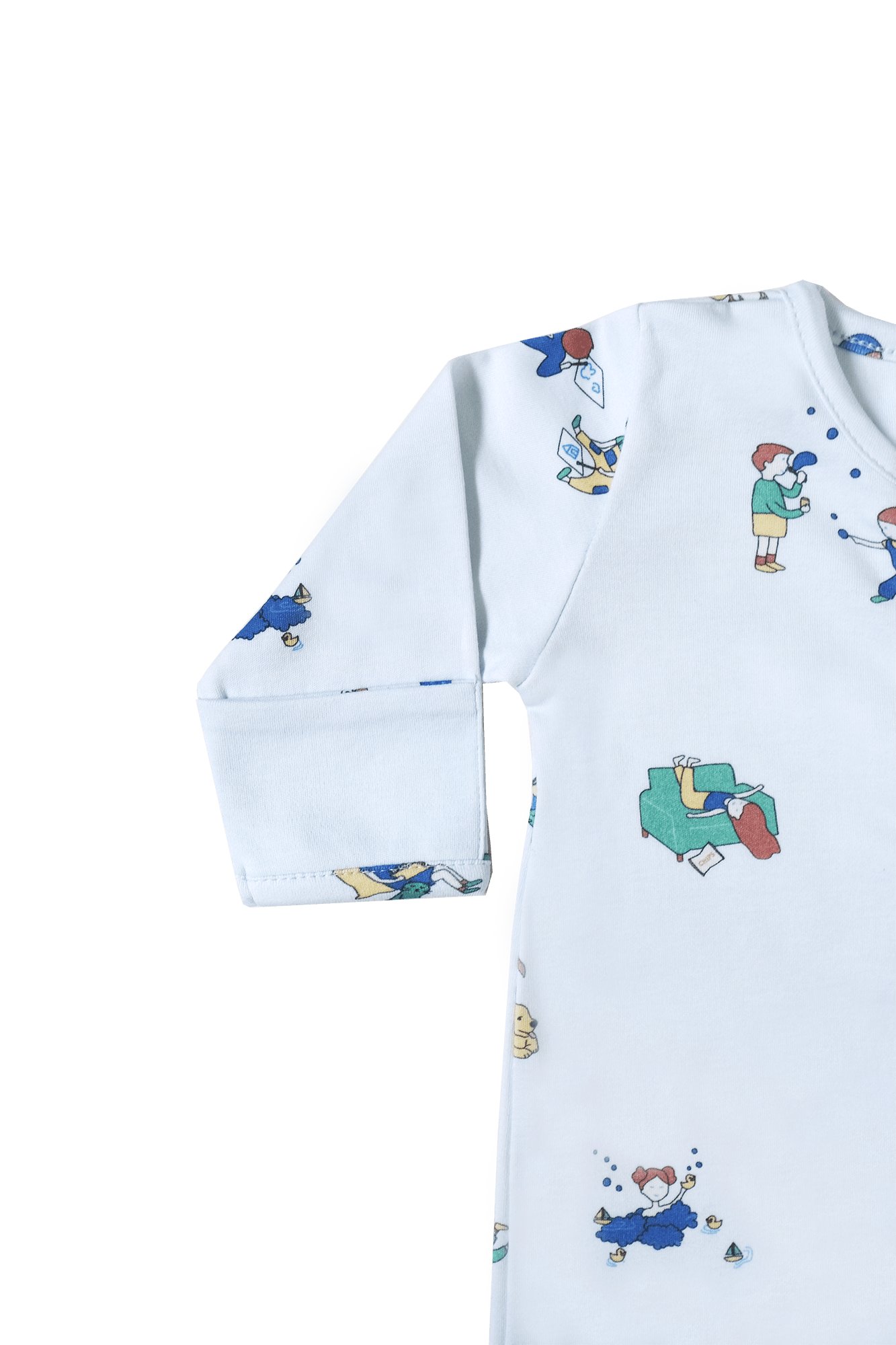 Sea Apple One Pieces Simple Joys Cloud Baby Sleepsuit