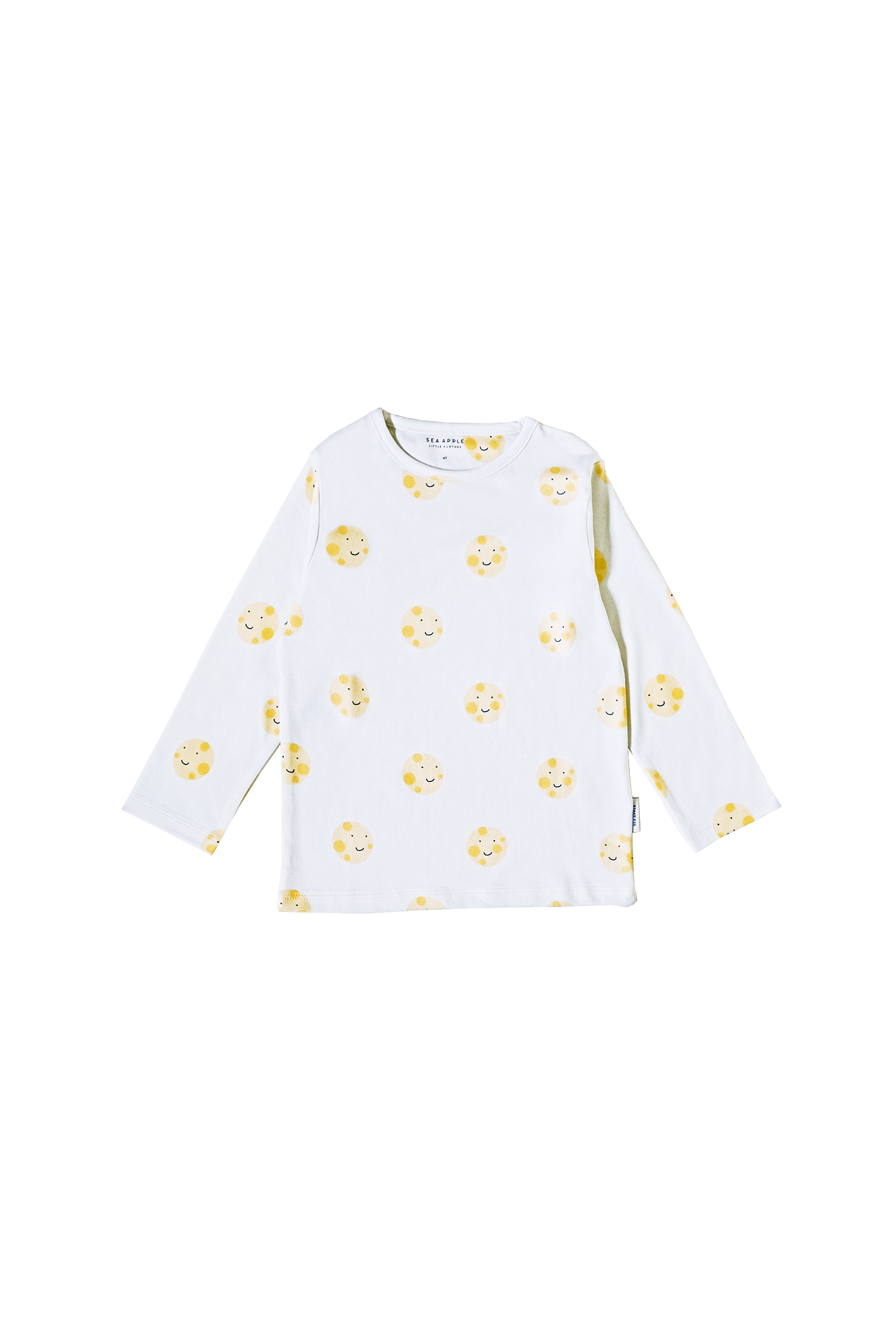 Sea Apple Set Happy Moon Cream Pyjamas Top & Pants Set