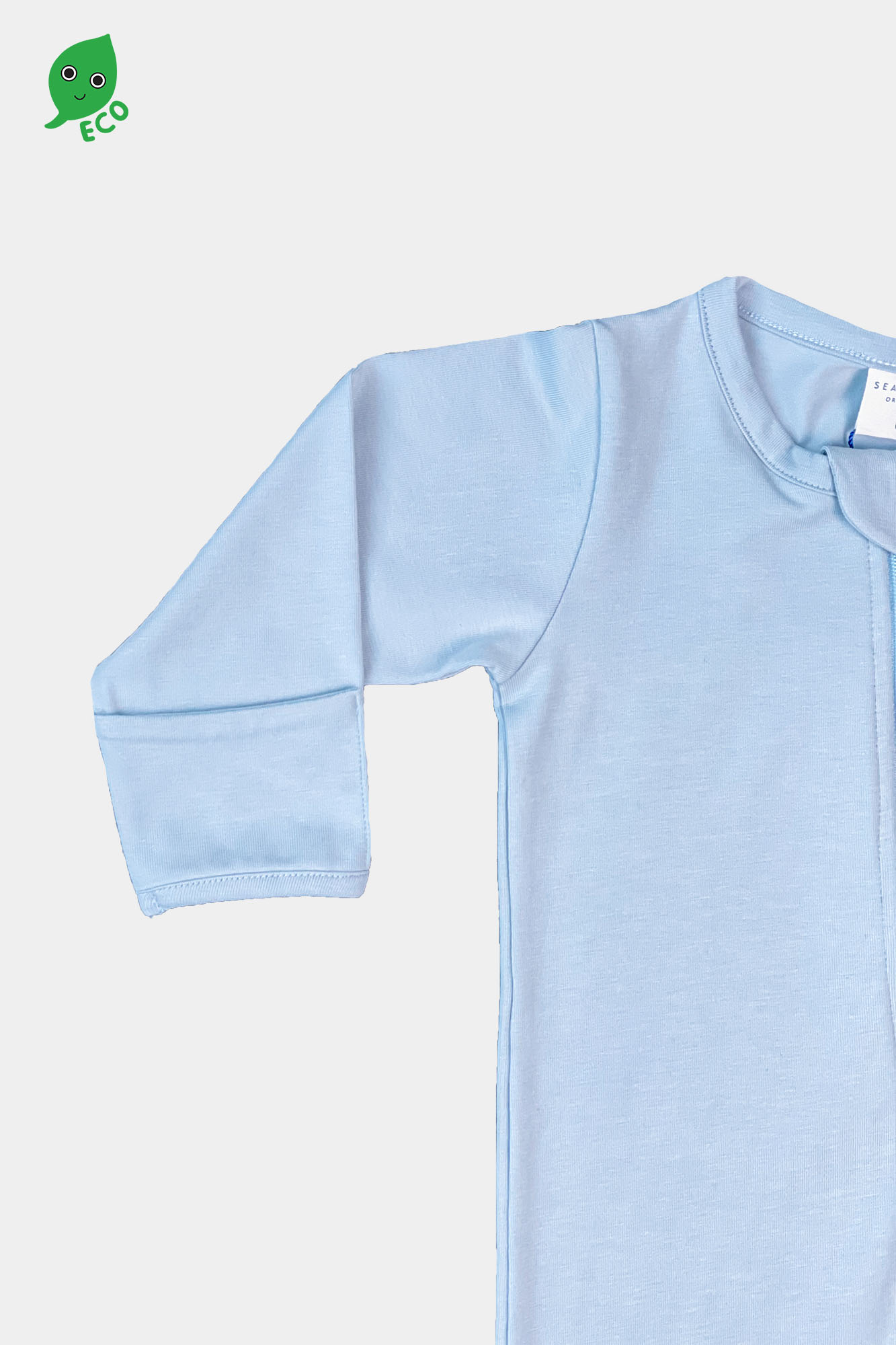 Puppy Blue Baby Sleepsuit