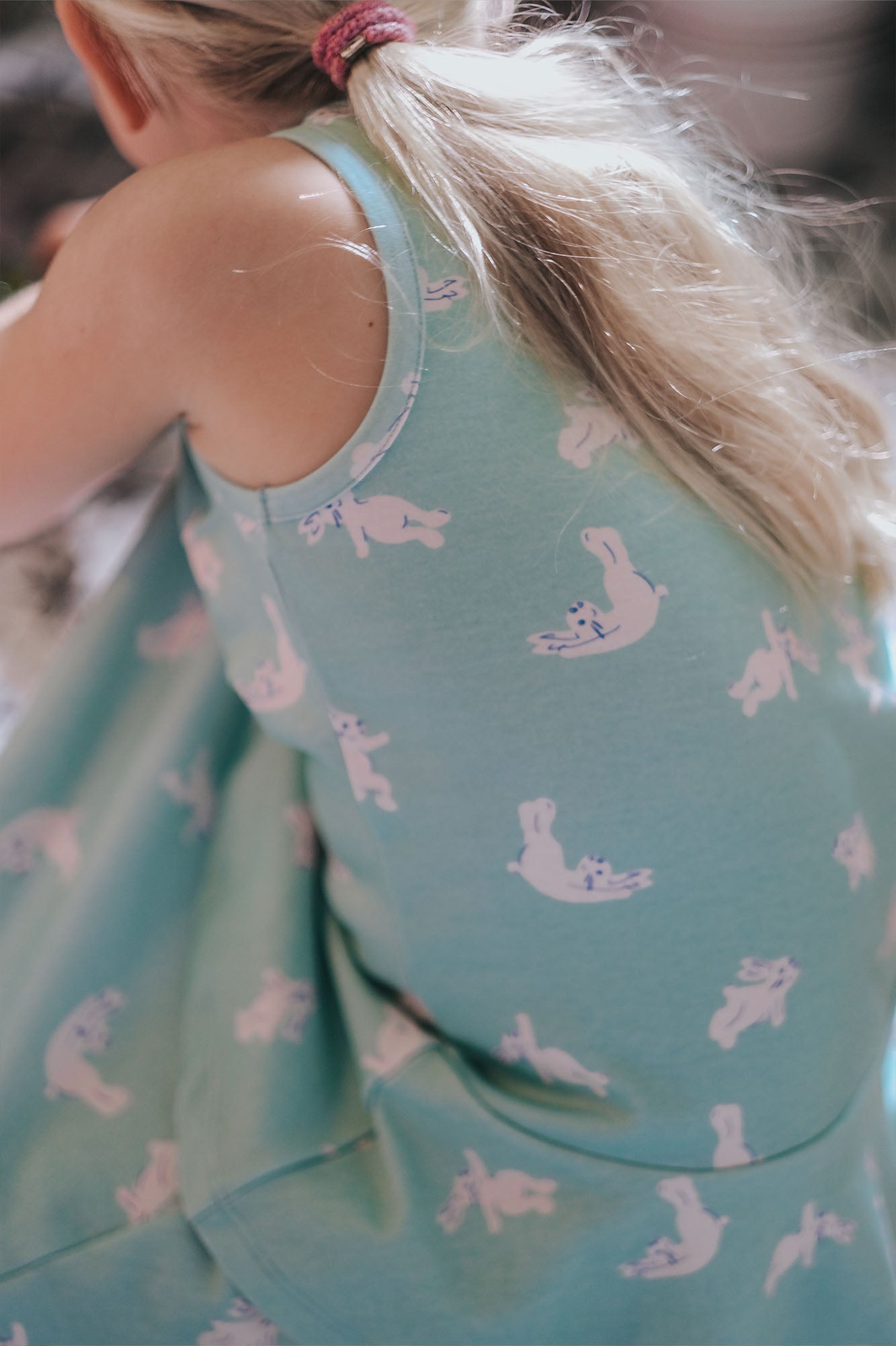 Yoga Bunny Two Tiered Sleeveless Dress
