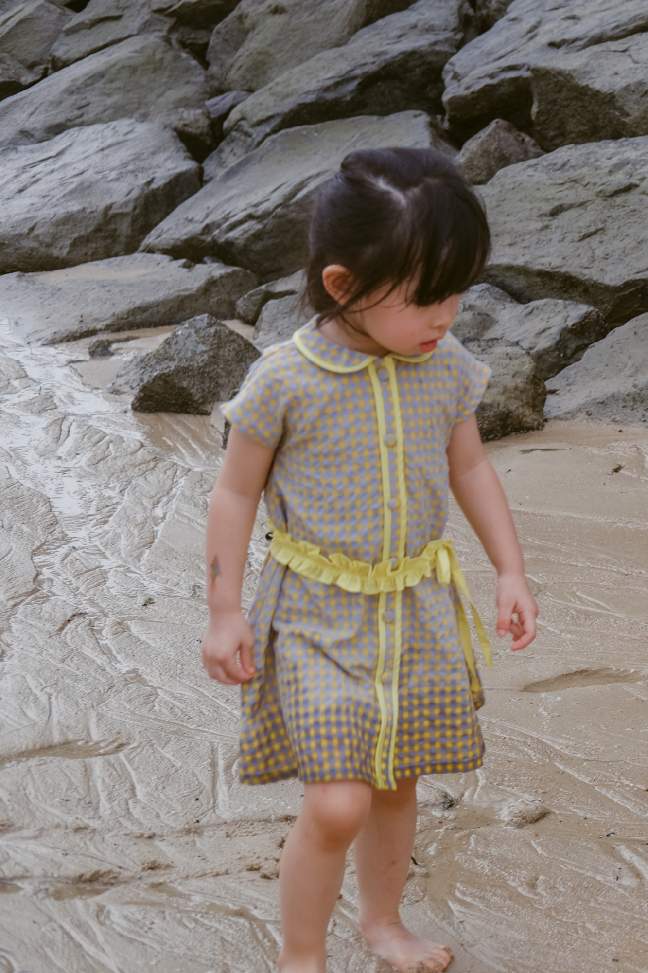 Yellow Plaid Penny Dress