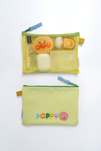 Personalisable Lemon Mesh Pouch