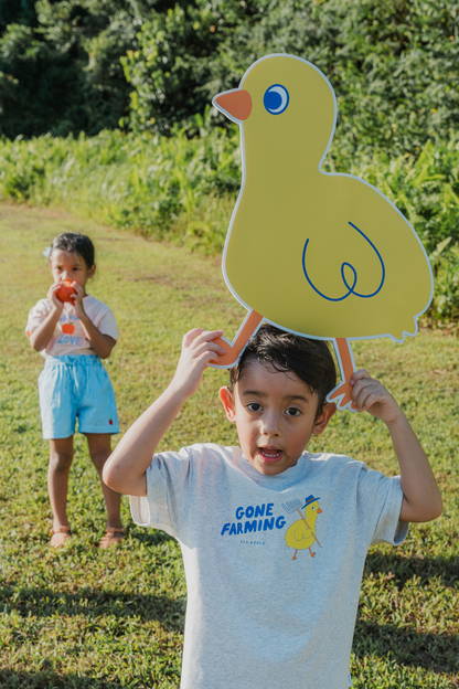 Gone Farming Dove Oversized Tee