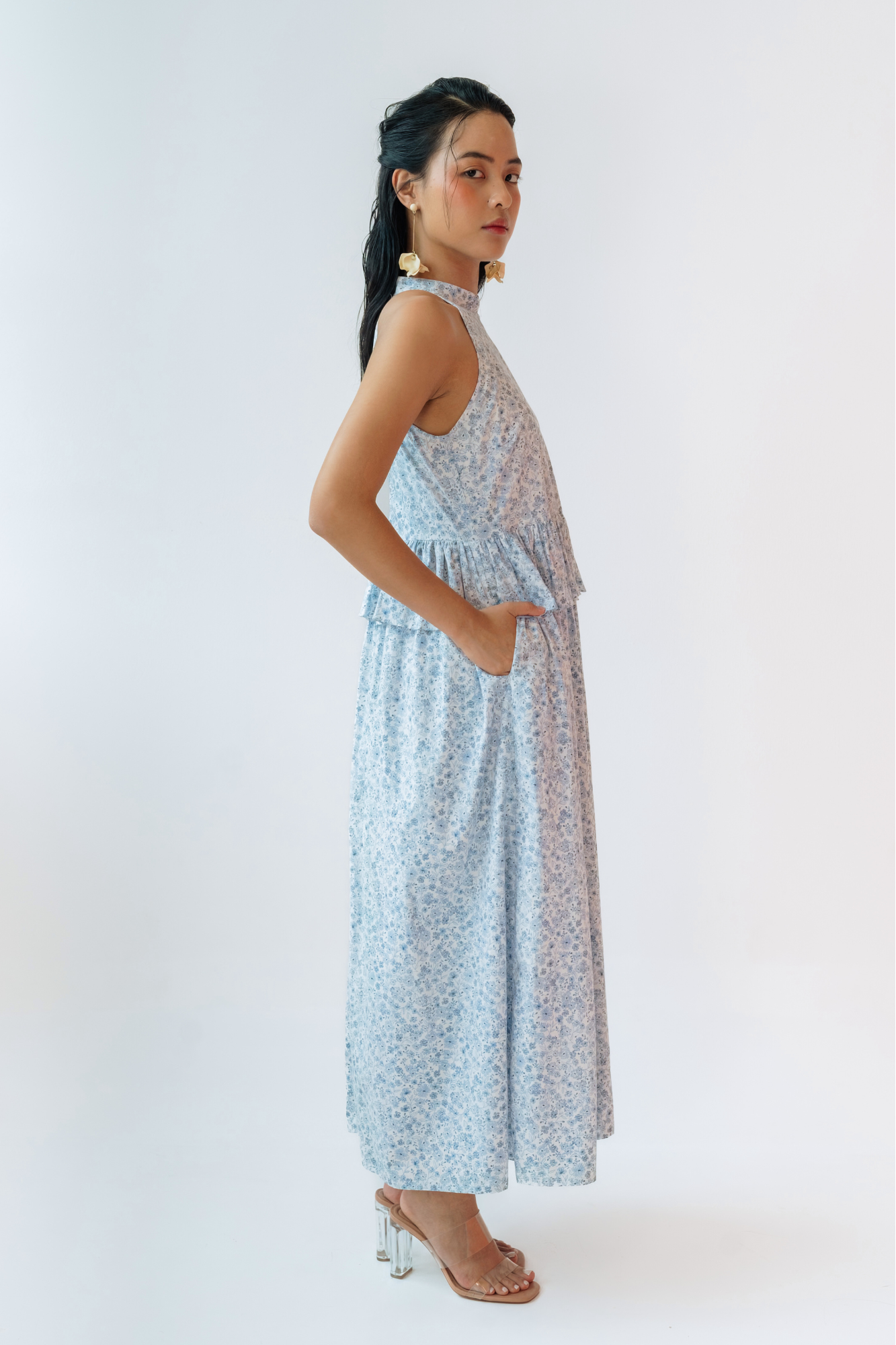 Moonstone Halter Cheongsam