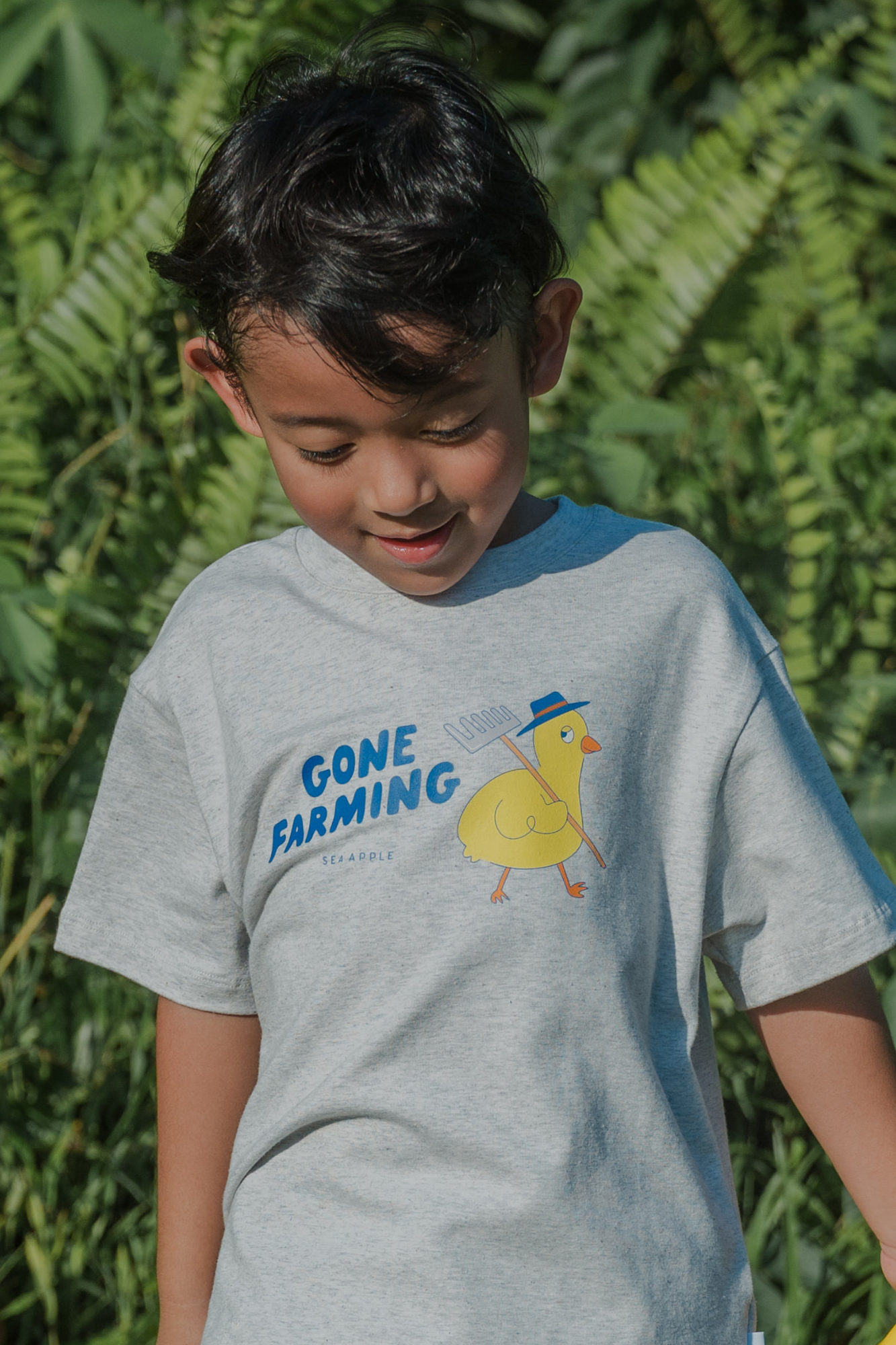 Gone Farming Dove Oversized Tee