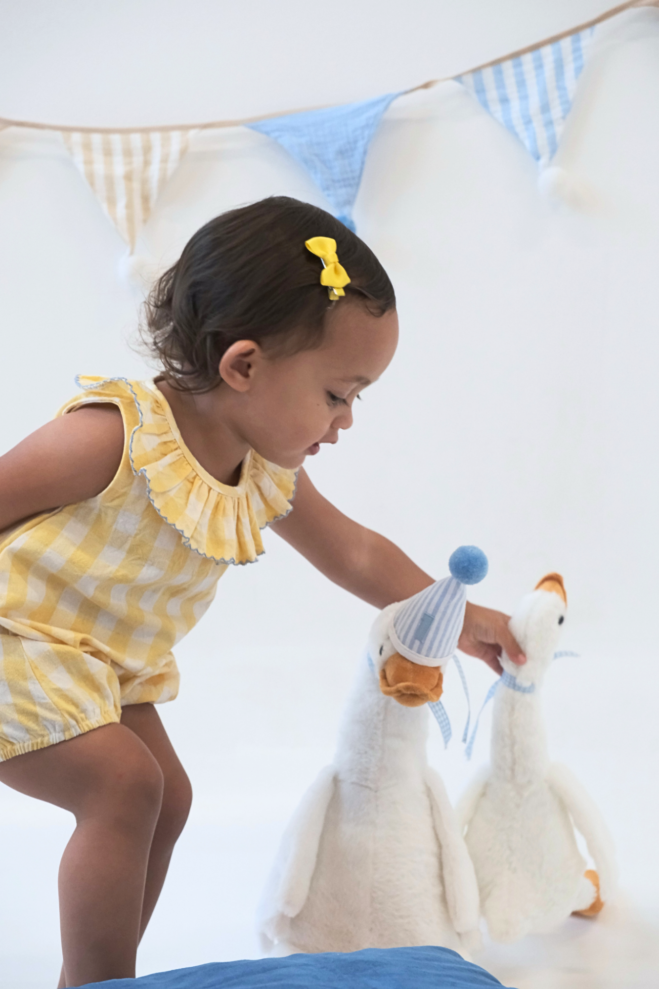 Yellow Check Leah Sunsuit