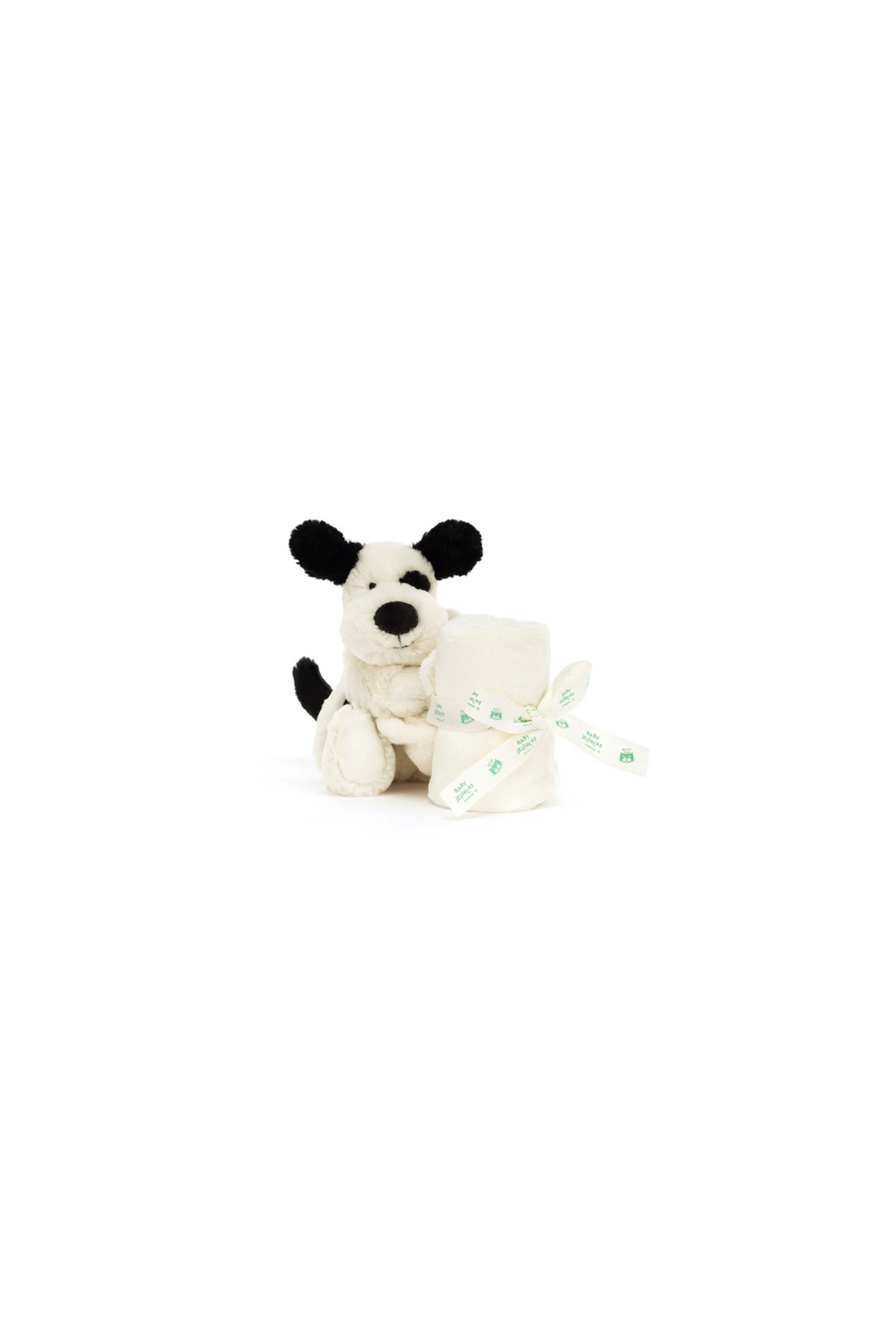 Jellycat Bashful Black &amp; Cream Puppy Soother