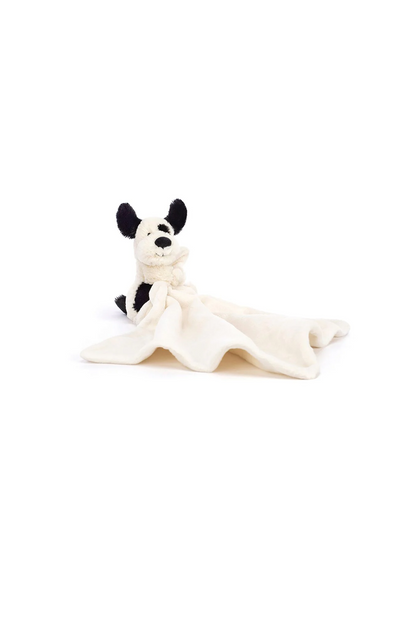 Jellycat Bashful Black &amp; Cream Puppy Soother