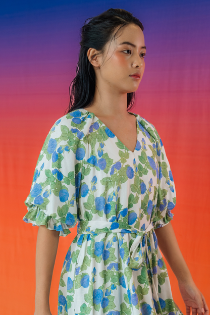 Agean Rose Relaxed Mini Dress