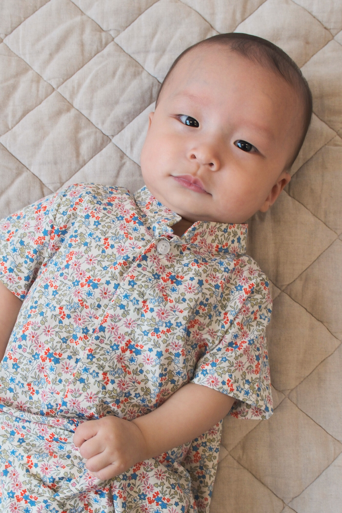 Red Clover Mandarin Romper