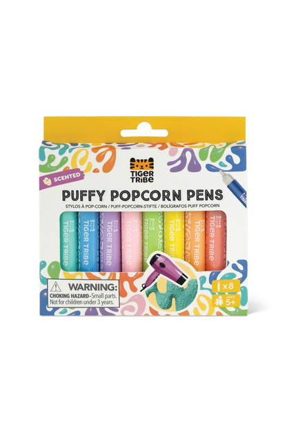 TIGER TRIBE SCENTED PUFFY POPCORN PENS