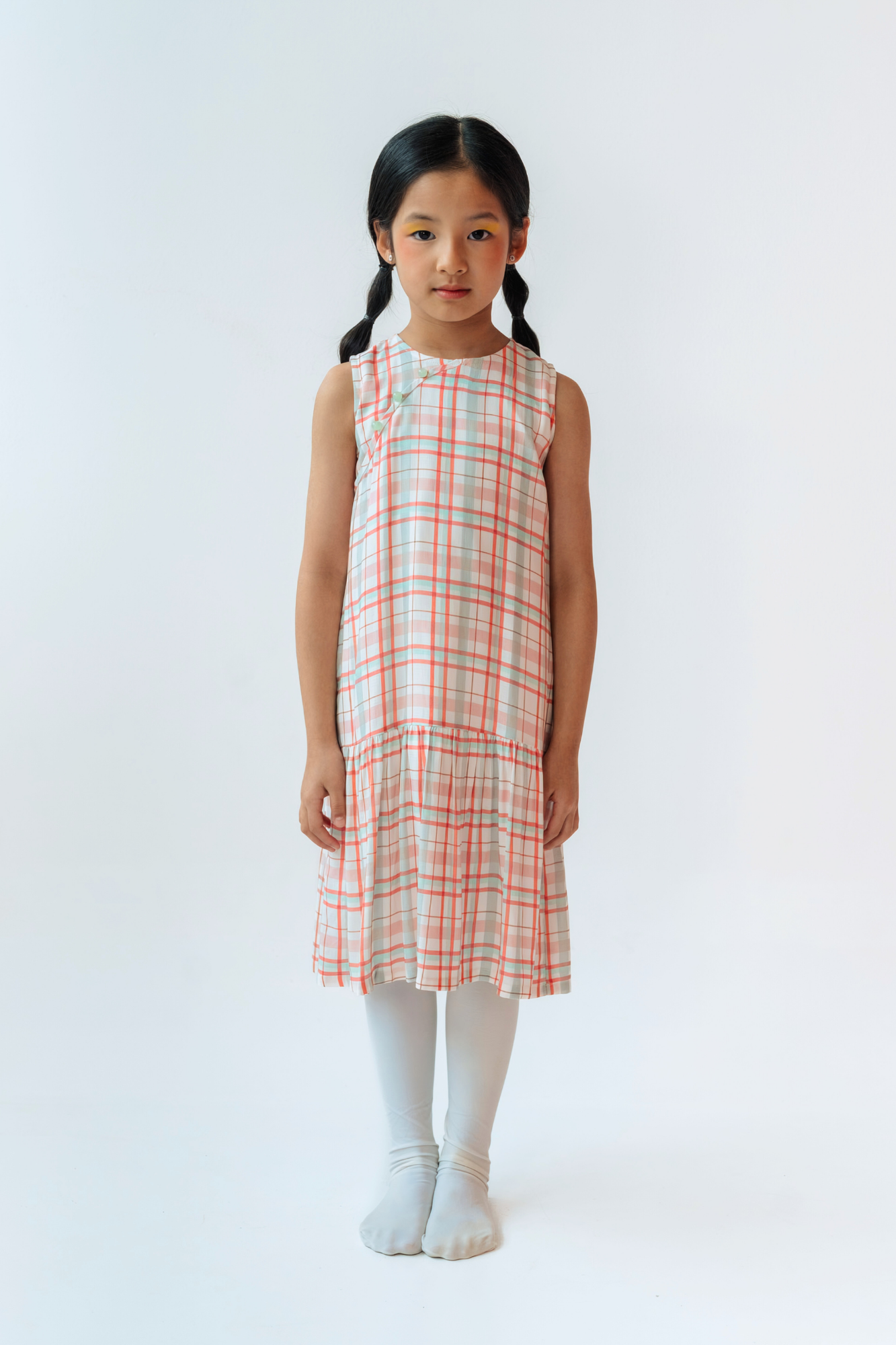 Heather Plaid Emily Cheongsam