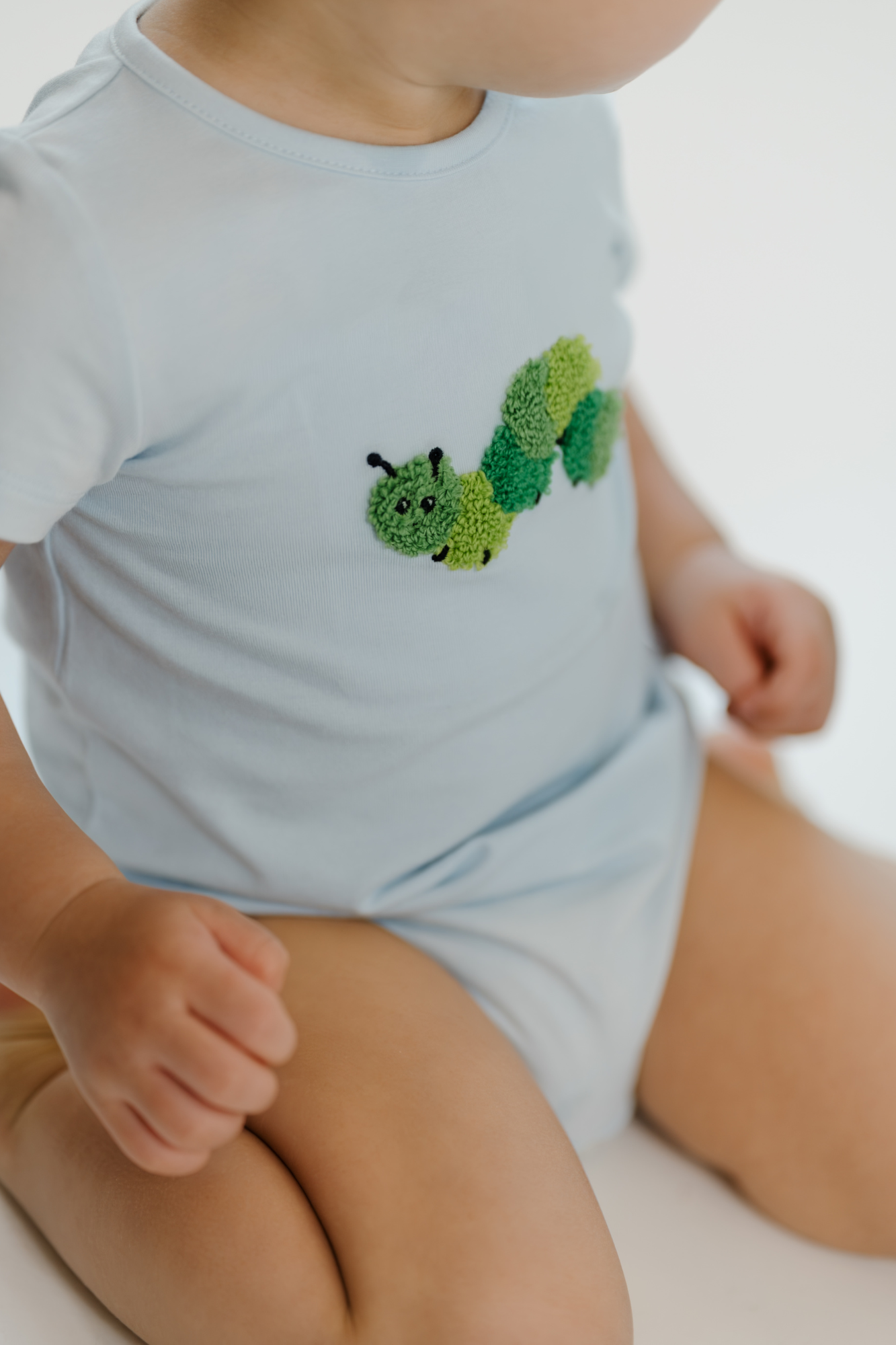 Fuzzy Caterpillar Onesie