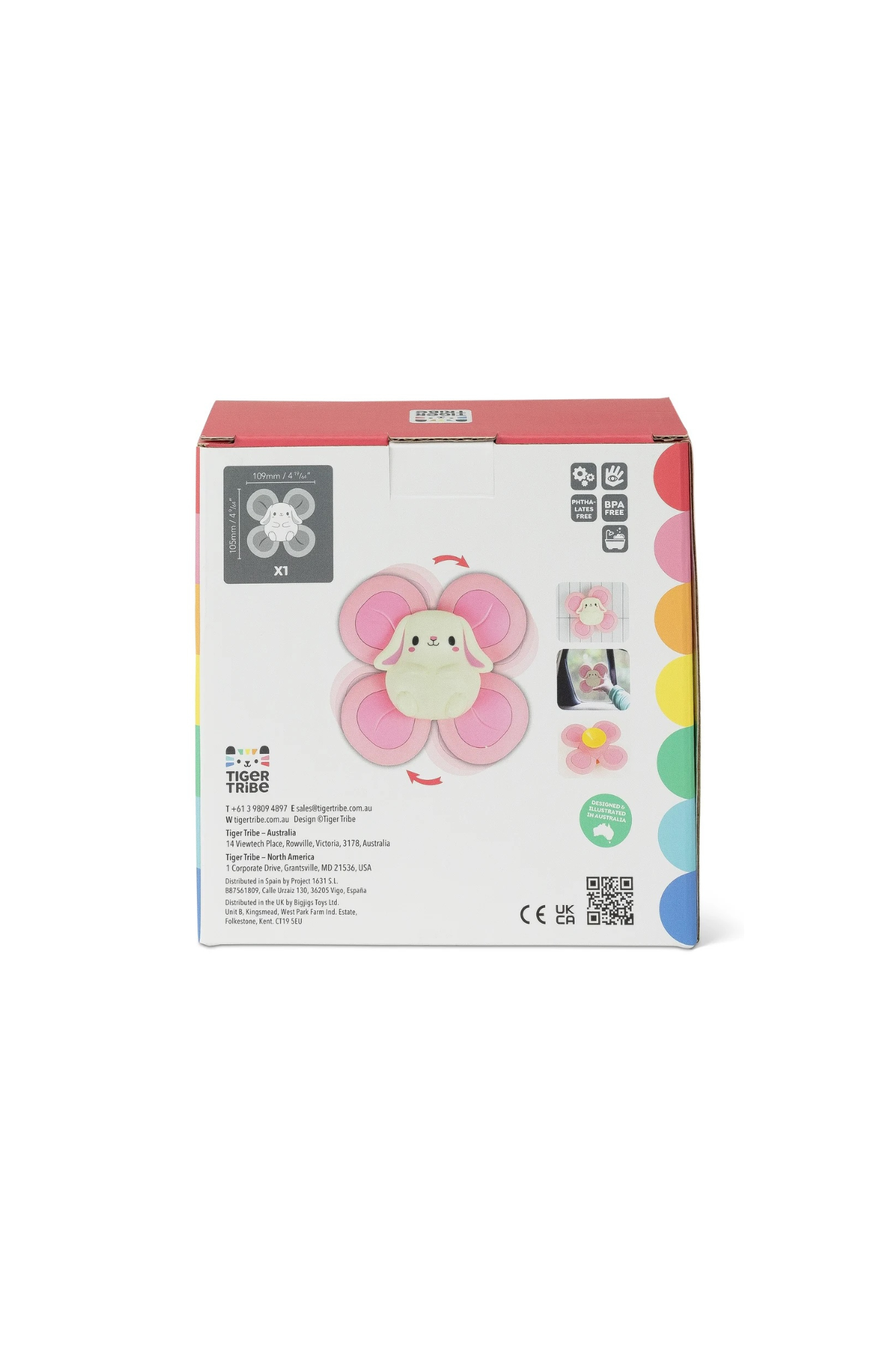 TIGER TRIBE SENSORY SPINNER - BUNNY