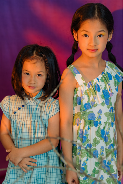 Slate Check Daphne Cheongsam