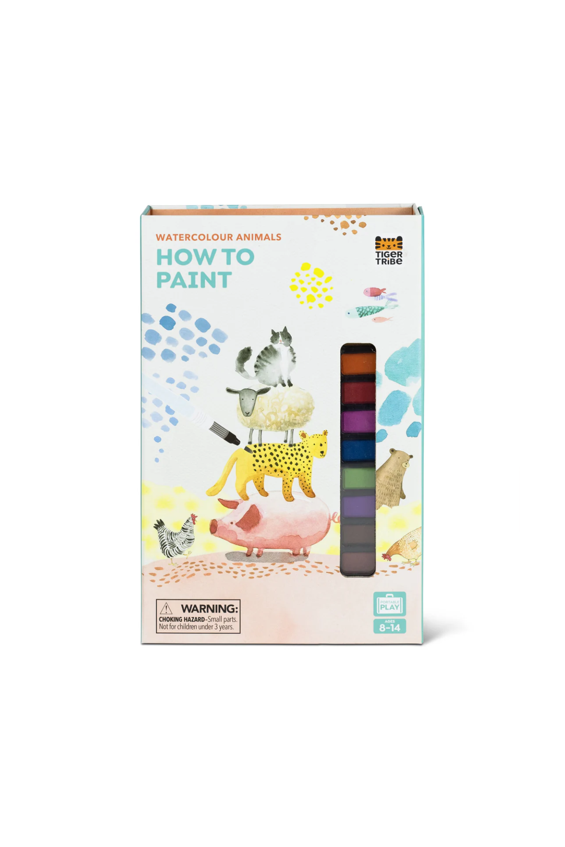 TIGER TRIBE HOW TO PAINT WATERCOLOUR ANIMALS