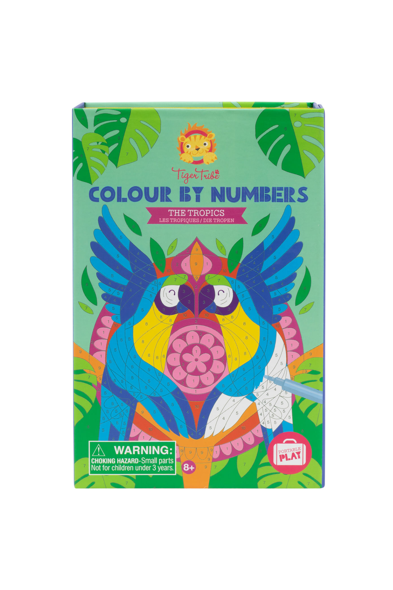 TIGER TRIBE COLOUR BY NUMBERS - THE TROPICS