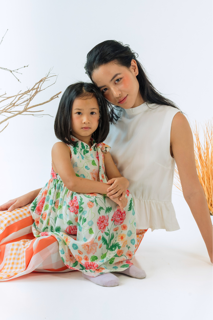 Moon Ruffled Tie Top