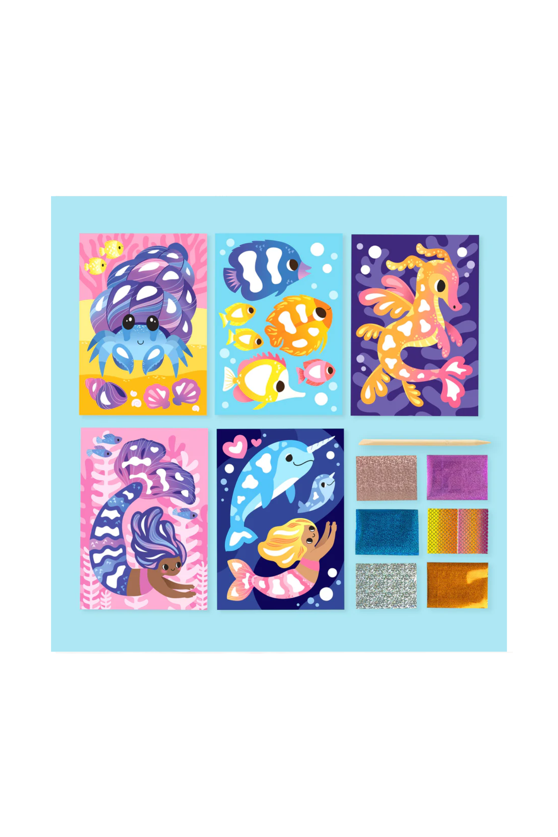 TIGER TRIBE FOIL ART - OCEAN MAGIC