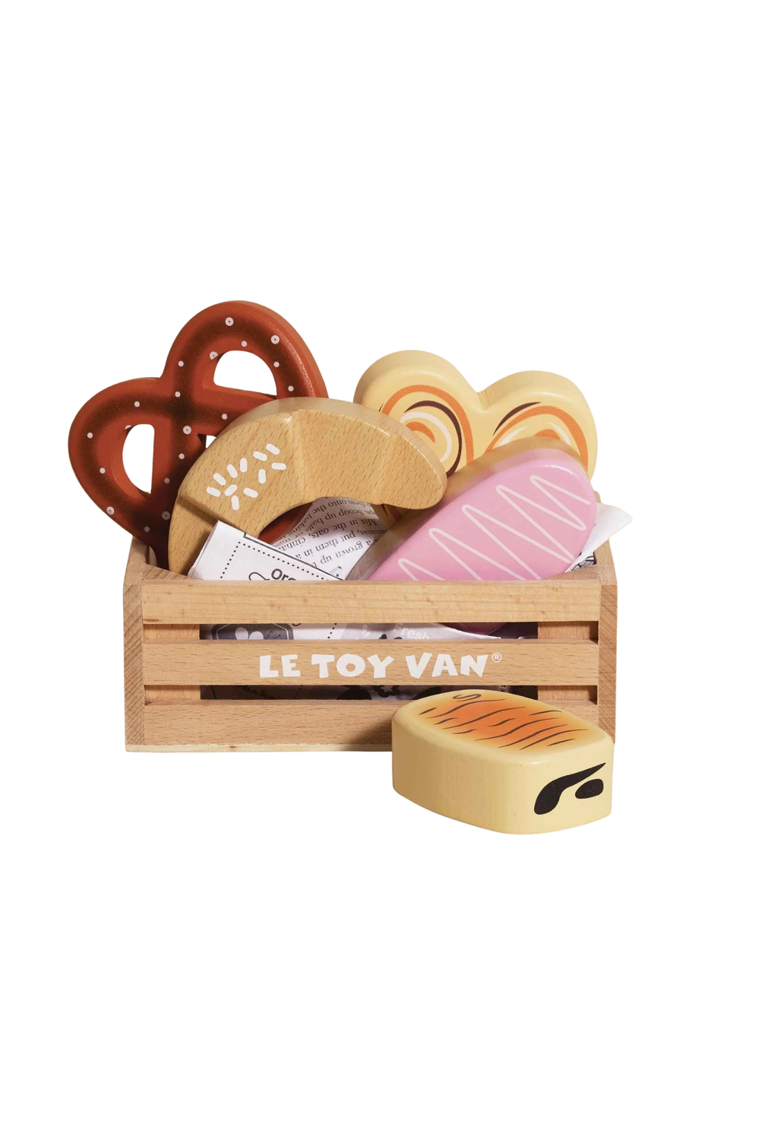 Le Toy Van Wooden Market Crate - Bakery &amp; Patisserie