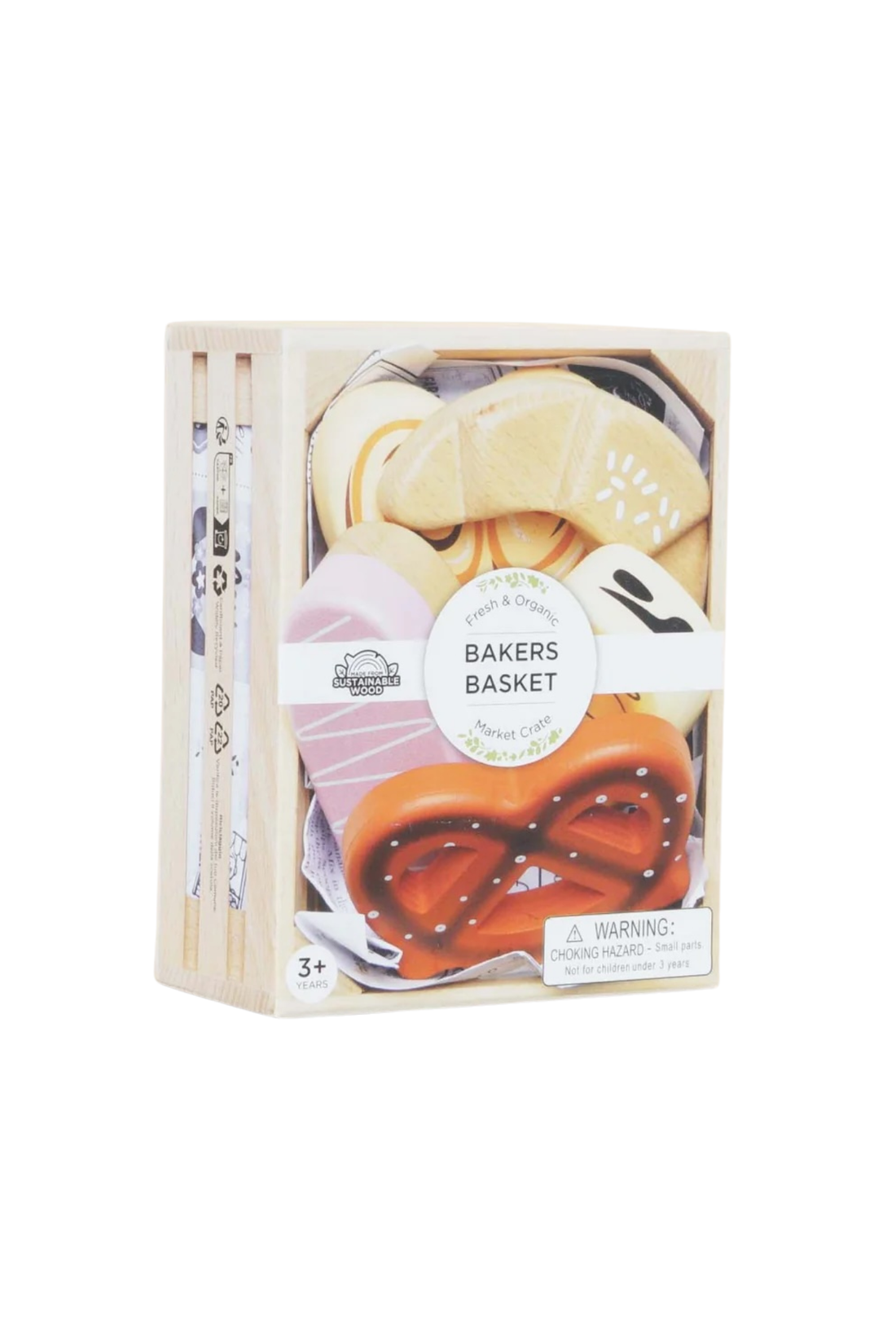 Le Toy Van Wooden Market Crate - Bakery &amp; Patisserie