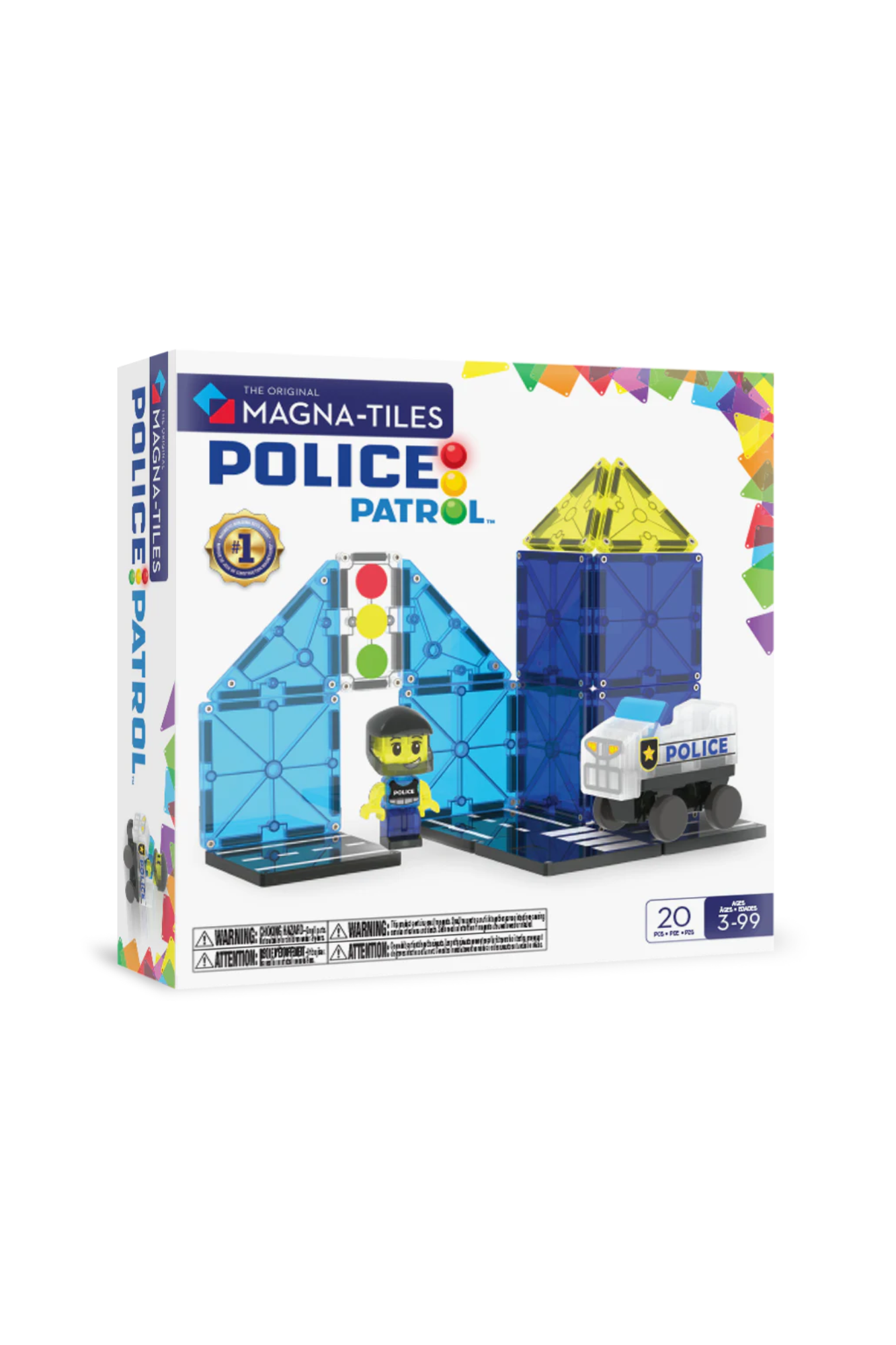 MAGNA-TILES Police Patrol