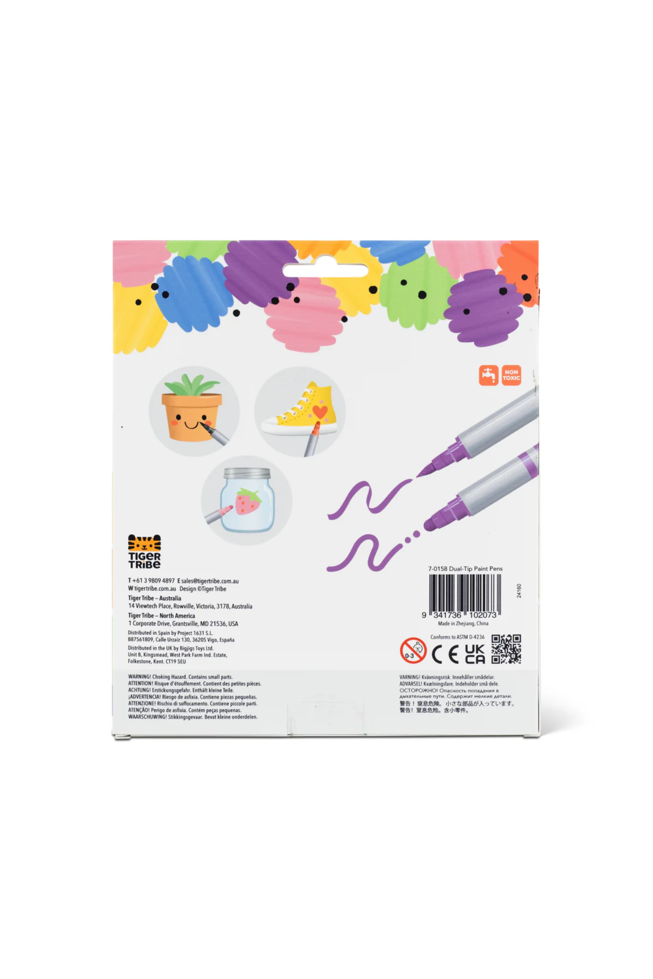 TIGER TRIBE DUAL-TIP PAINT PENS