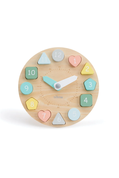 Bubble Wooden Clock